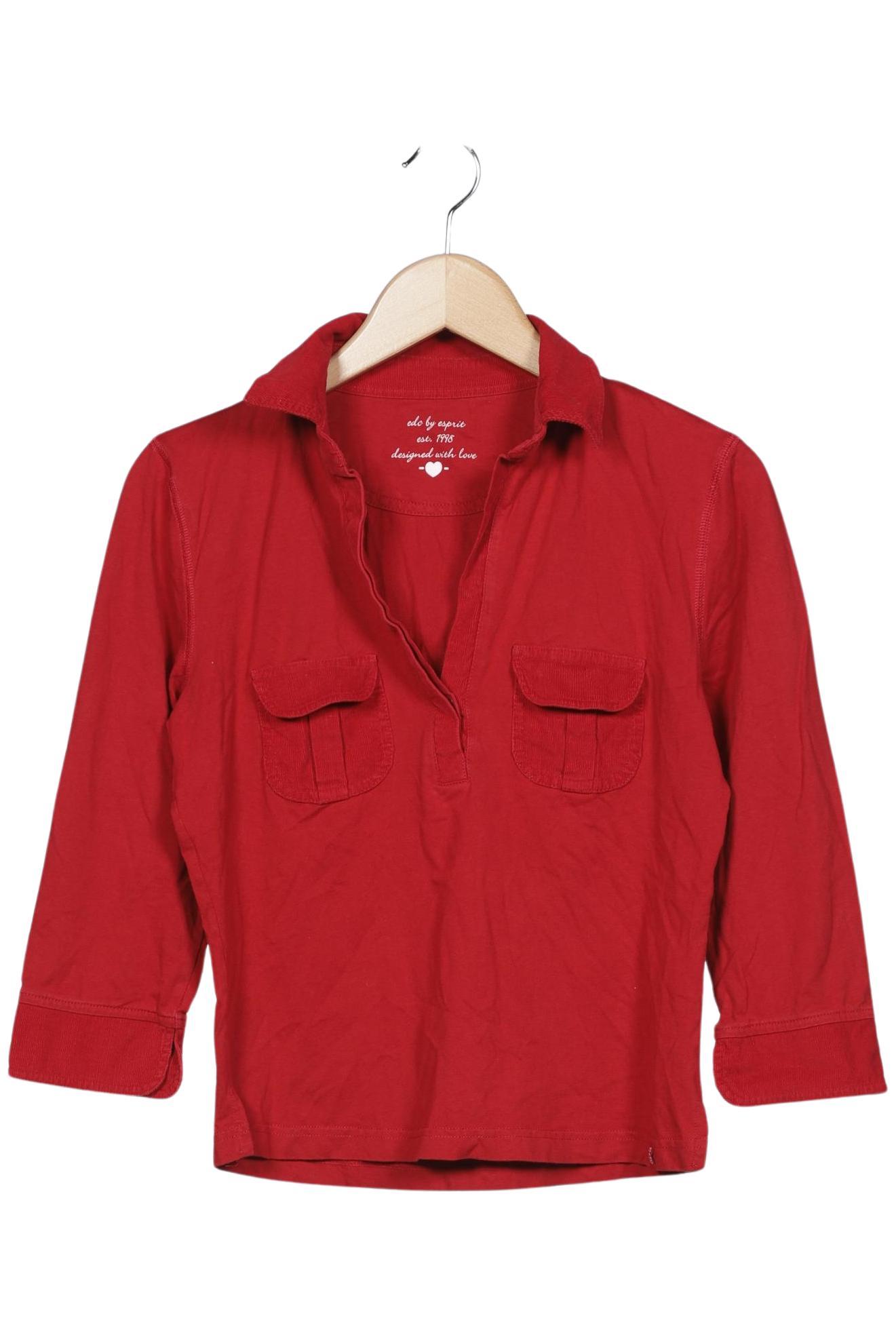 

edc by Esprit Damen Poloshirt, rot, Gr. 38