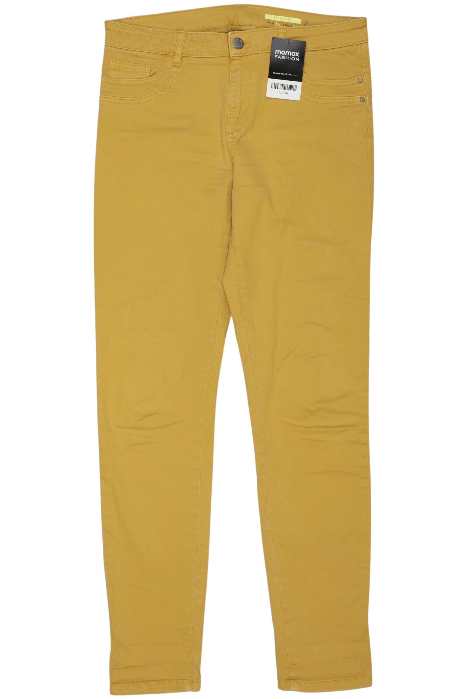 

edc by Esprit Damen Jeans, gelb, Gr. 36