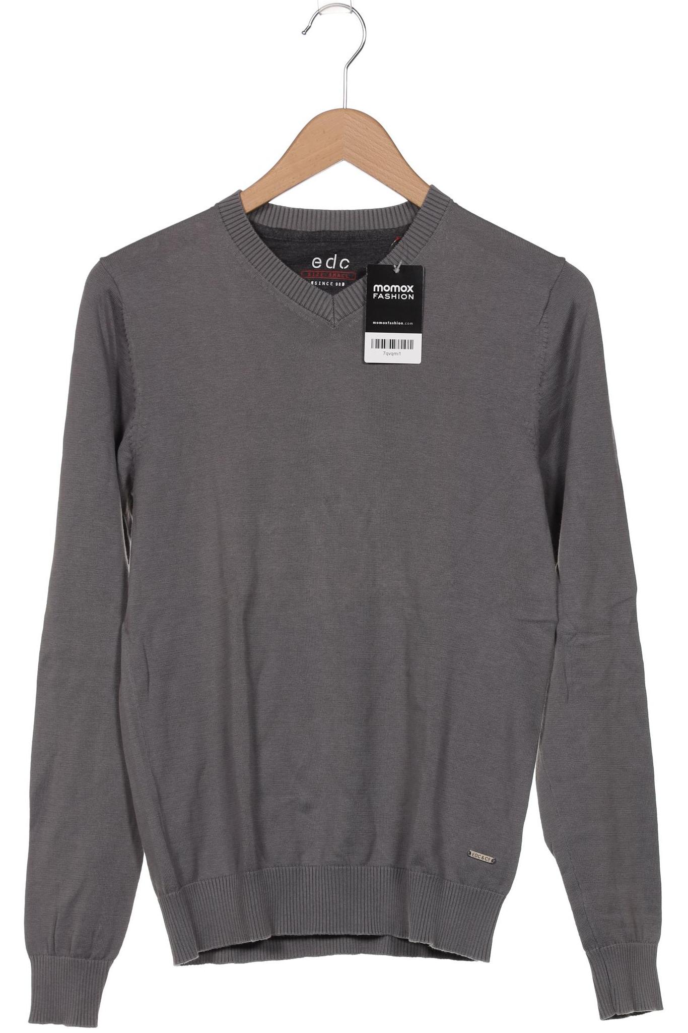 

edc by Esprit Herren Pullover, grau