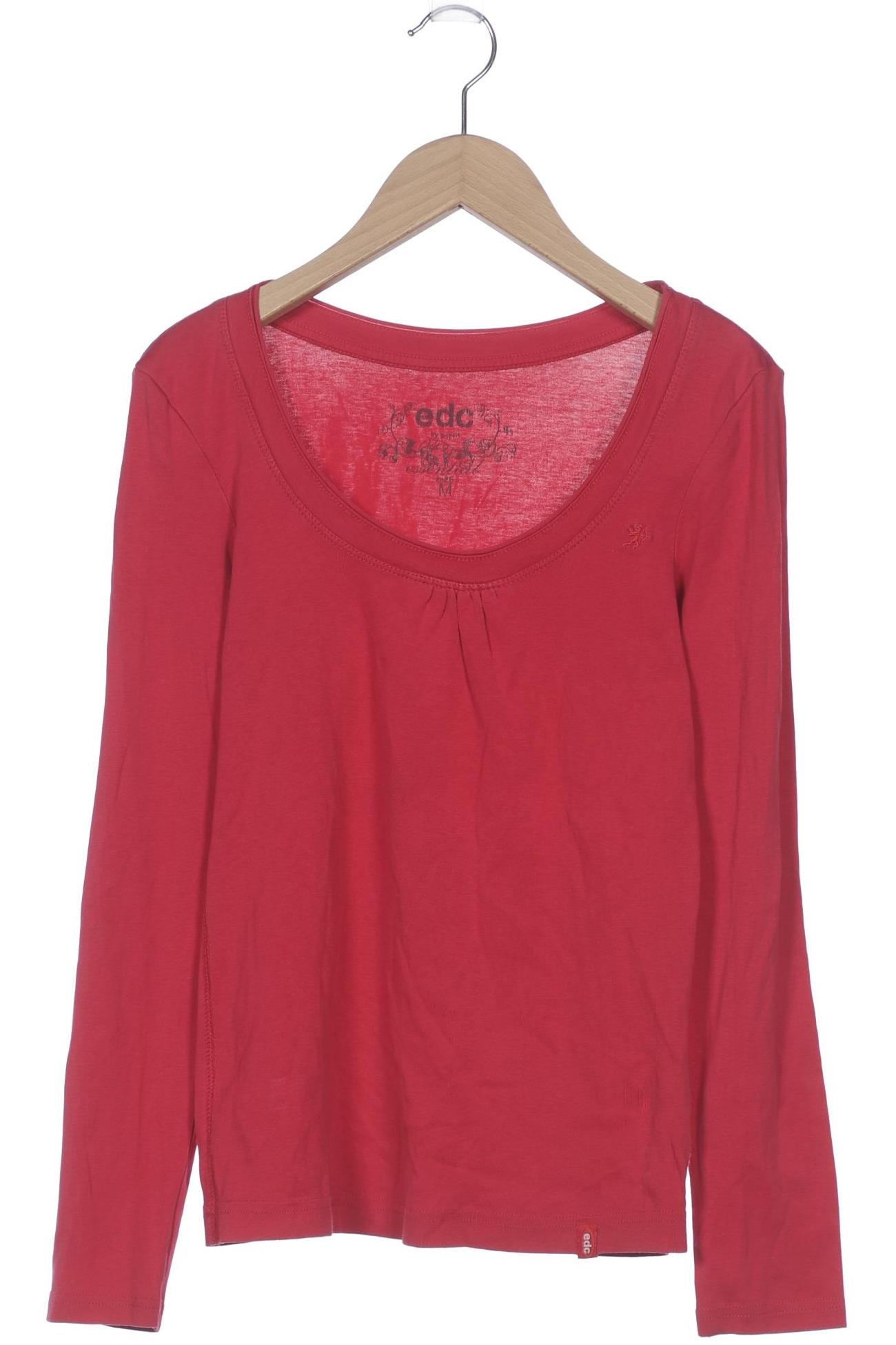 

edc by Esprit Damen Langarmshirt, rot, Gr. 38