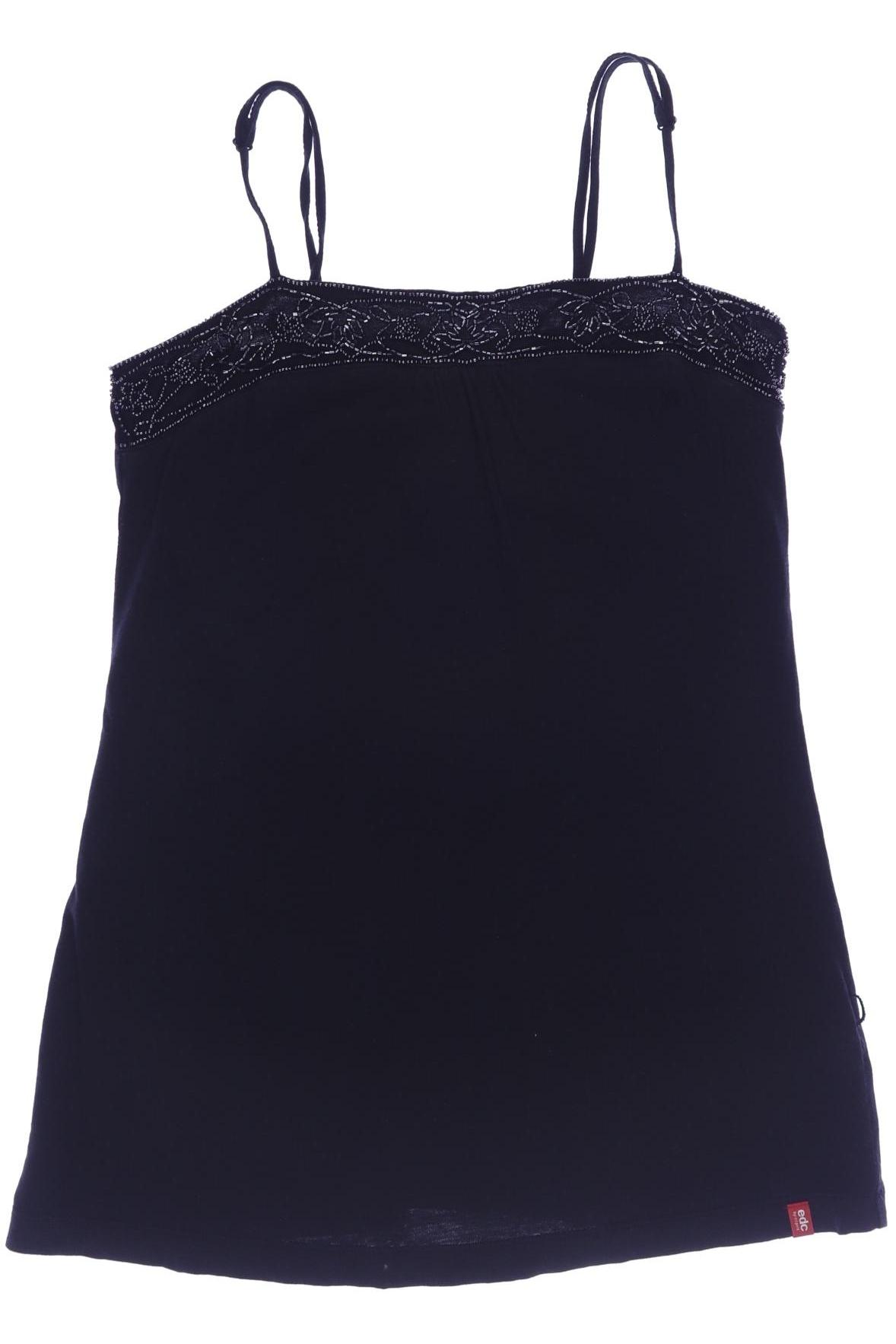 

edc by Esprit Damen Top, schwarz, Gr. 36