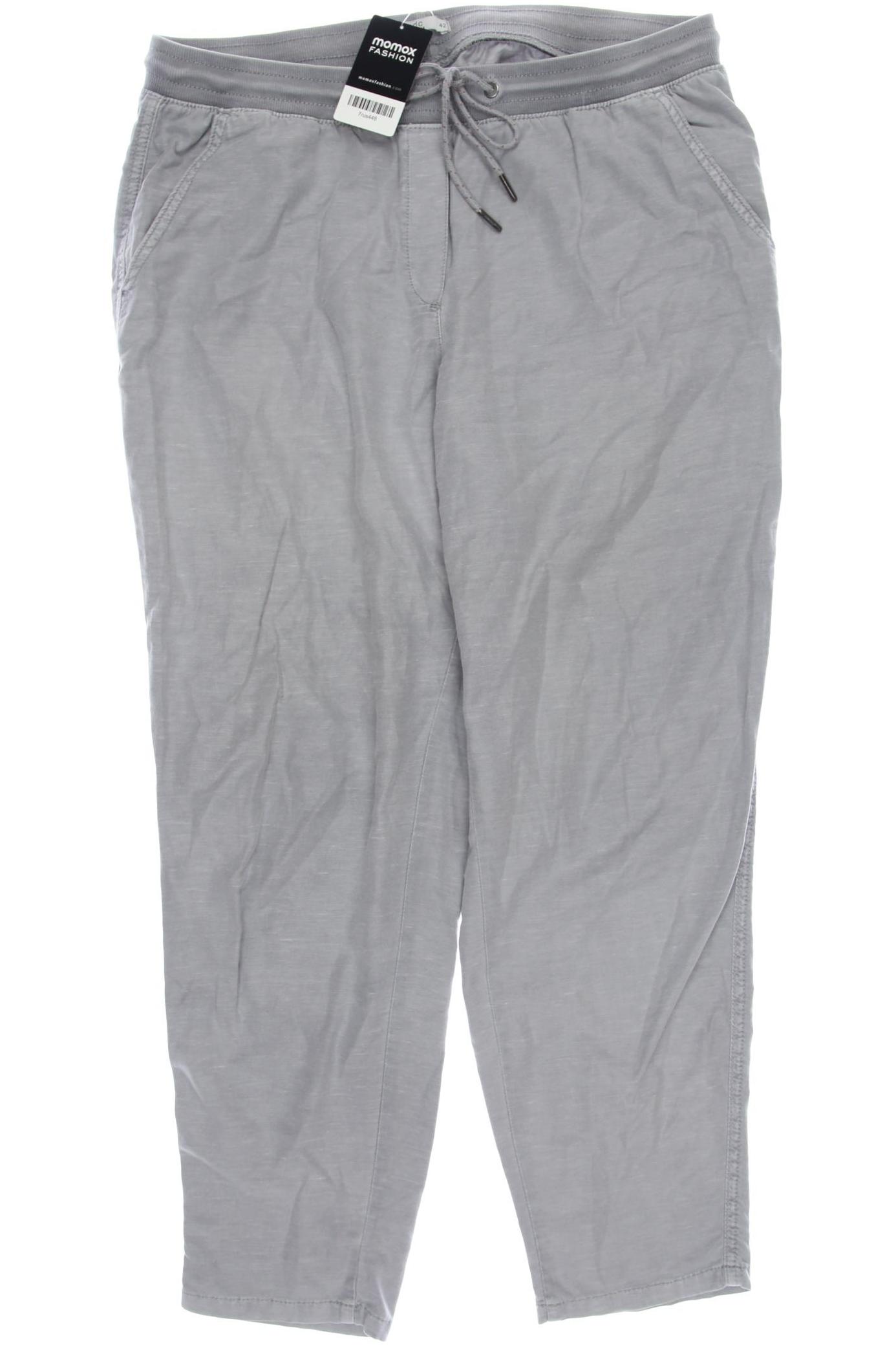

edc by Esprit Damen Stoffhose, grau, Gr. 42