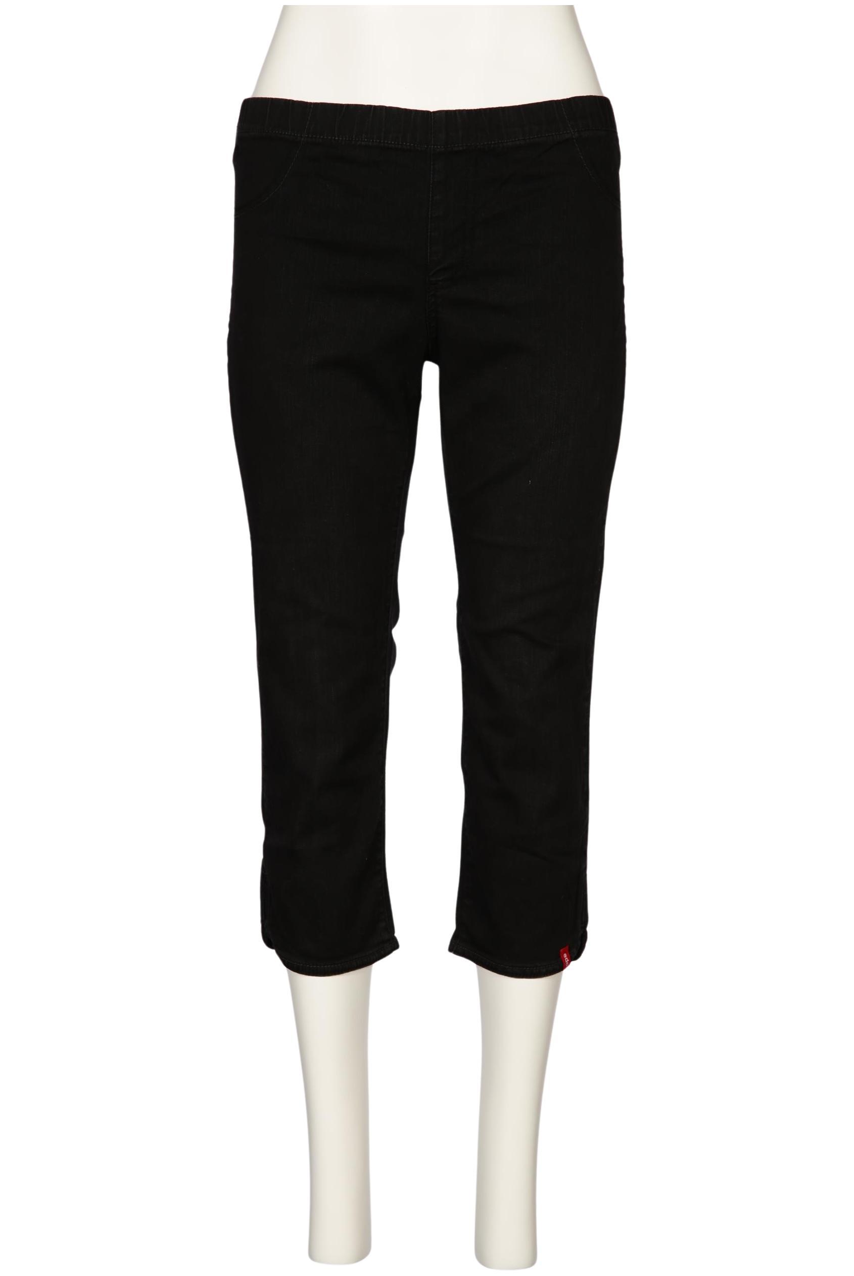 

edc by Esprit Damen Stoffhose, schwarz, Gr. 42