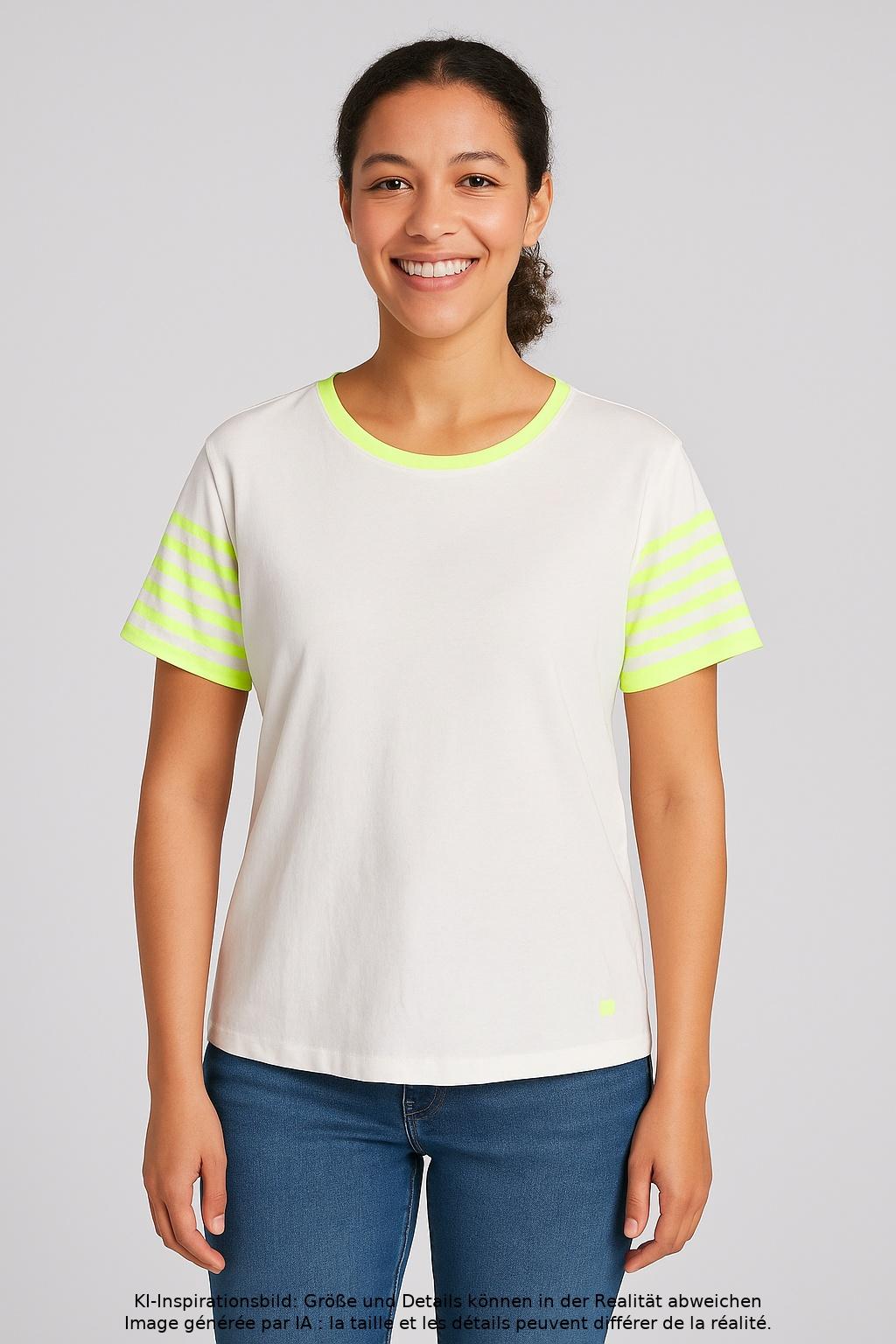 

edc by Esprit Damen T-Shirt, neon, Gr. 36