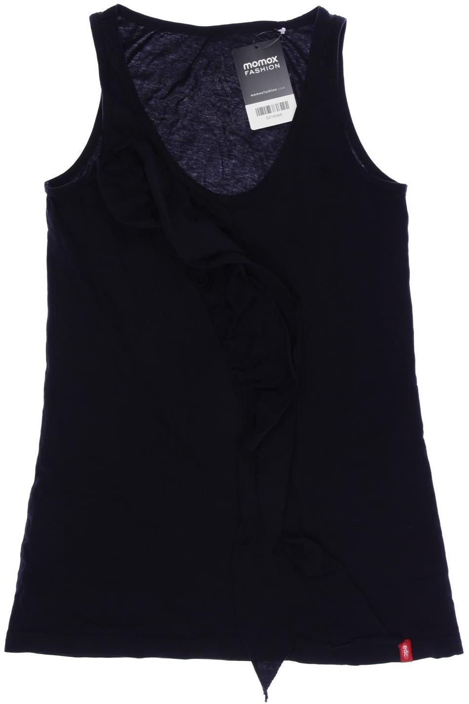 

edc by Esprit Damen Top, schwarz, Gr. 38
