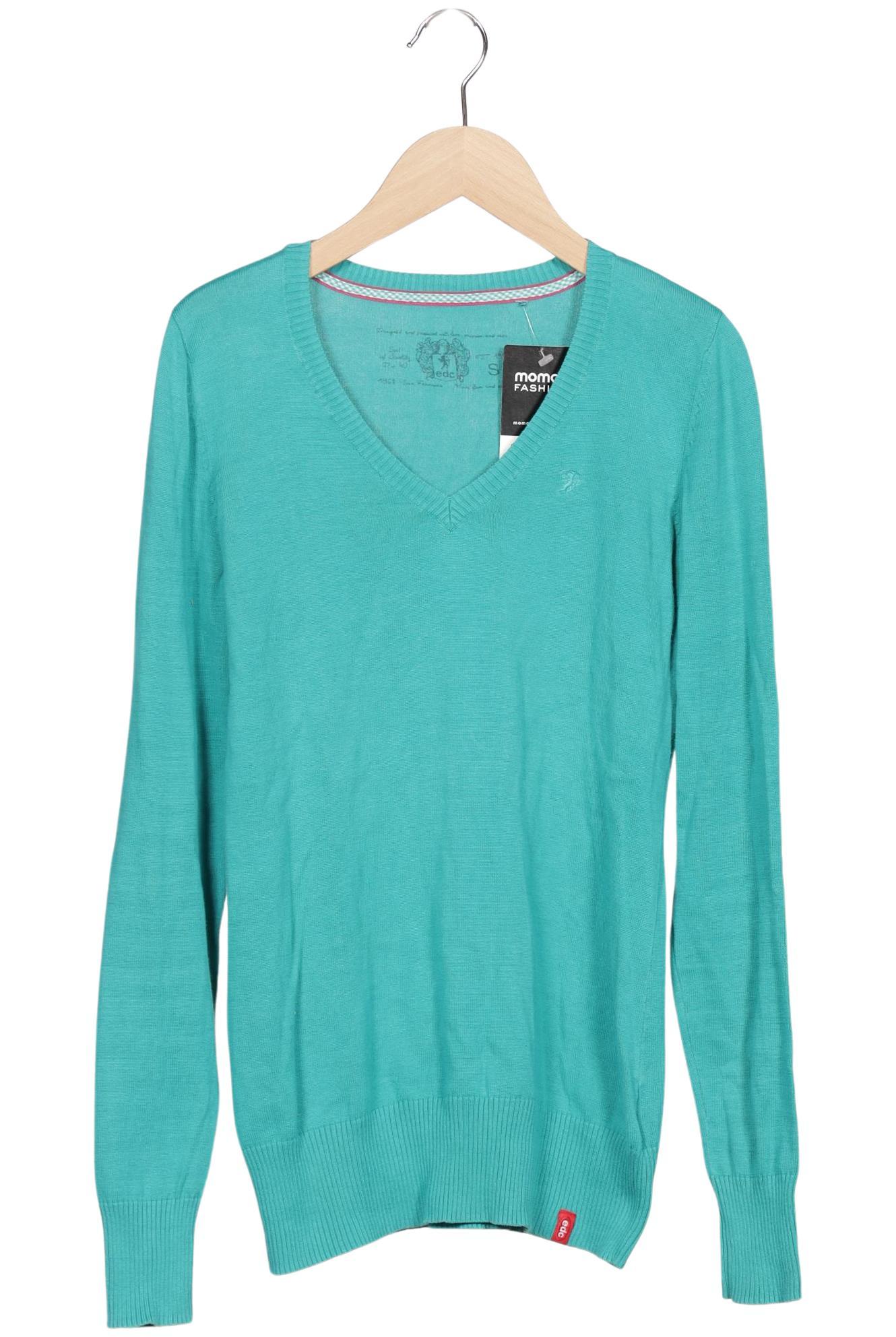 

edc by Esprit Damen Pullover, türkis, Gr. 36