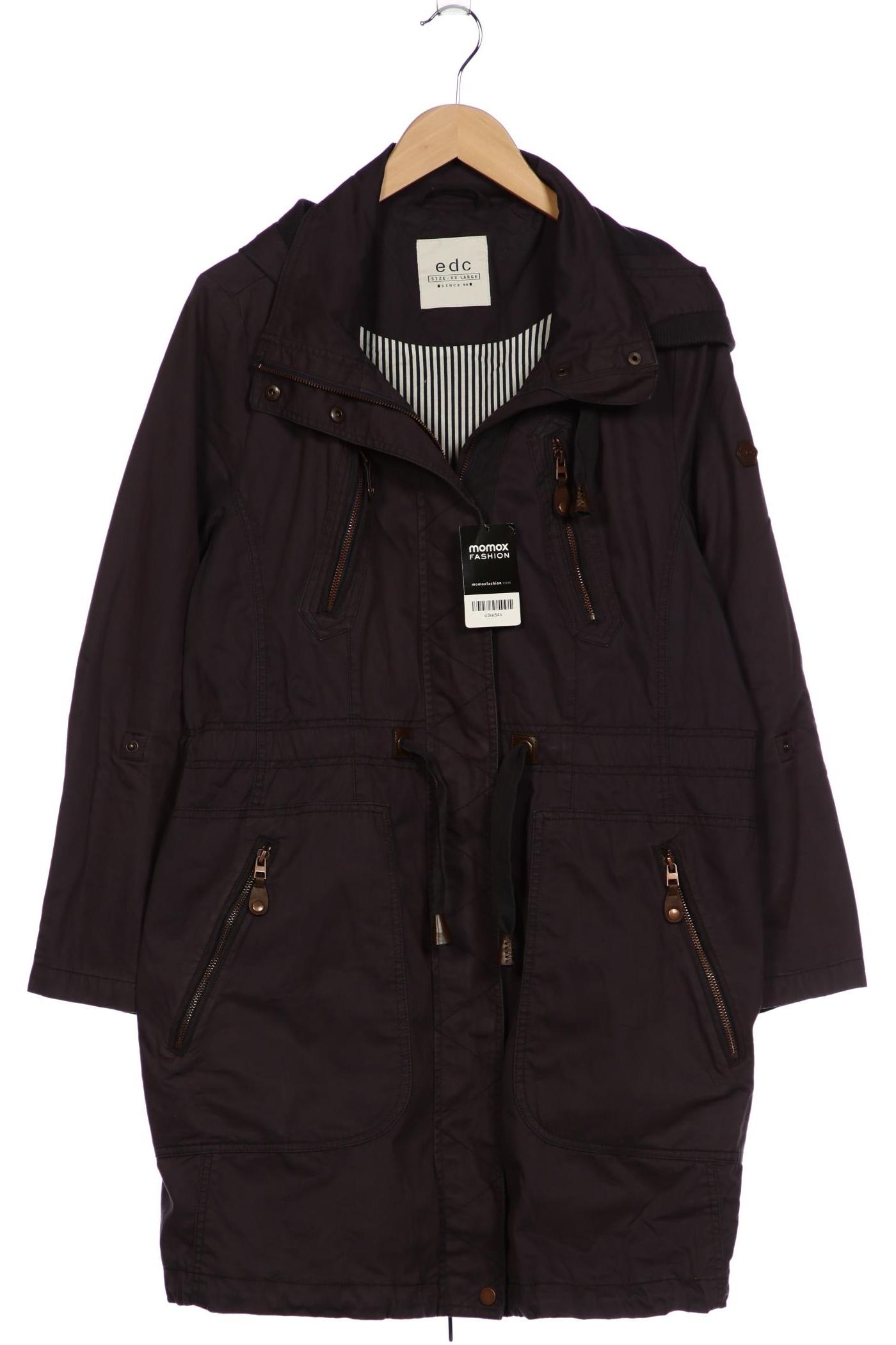 

edc by Esprit Damen Mantel, marineblau, Gr. 46