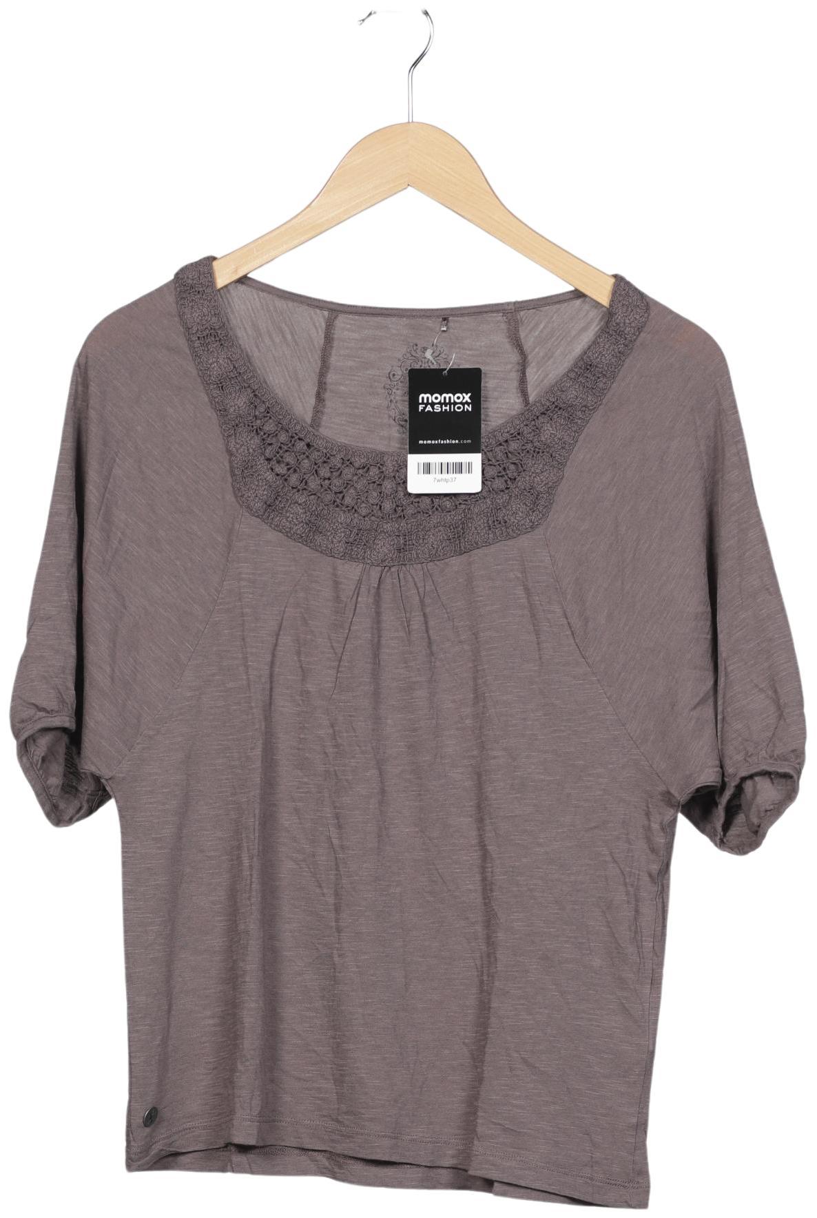 

edc by Esprit Damen T-Shirt, grau, Gr. 34