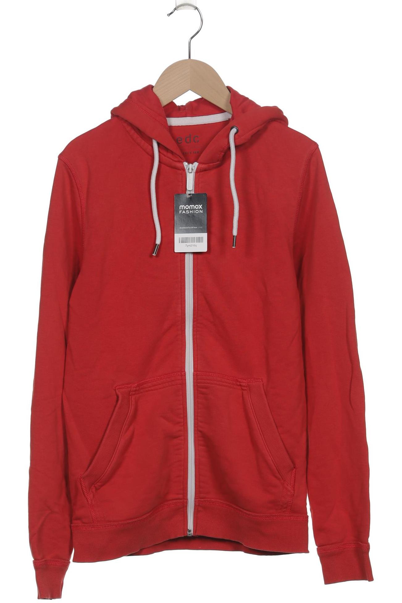 

edc by Esprit Herren Kapuzenpullover, rot, Gr. 46