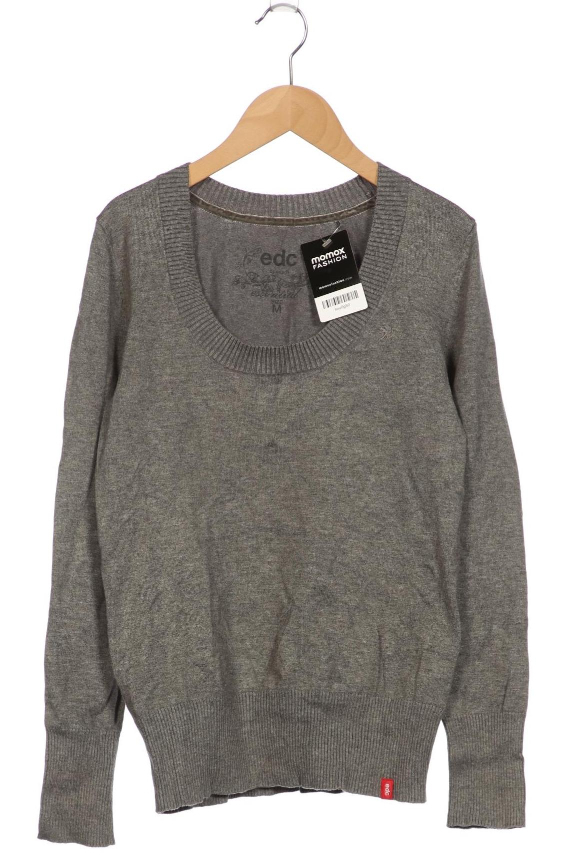 

edc by Esprit Damen Pullover, grau, Gr. 38