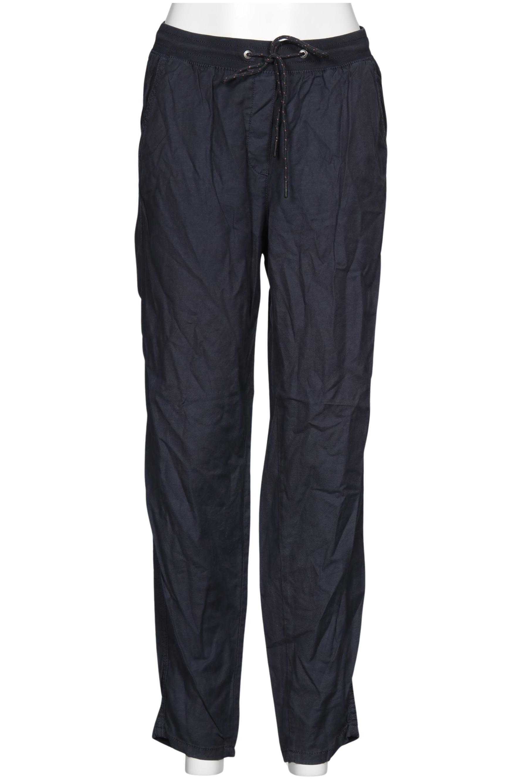

edc by Esprit Damen Stoffhose, marineblau, Gr. 38