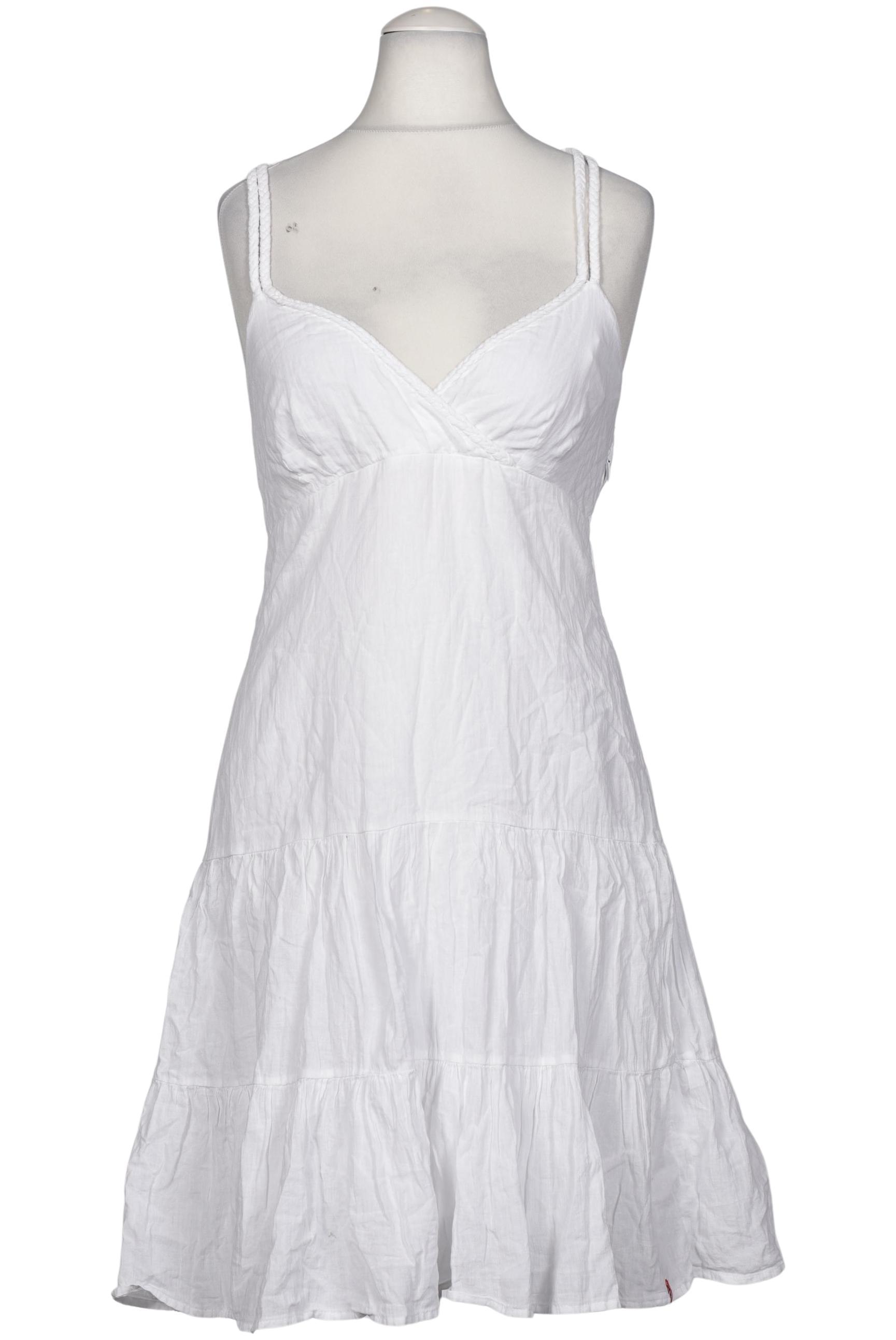 

edc by Esprit Damen Kleid, weiß, Gr. 38