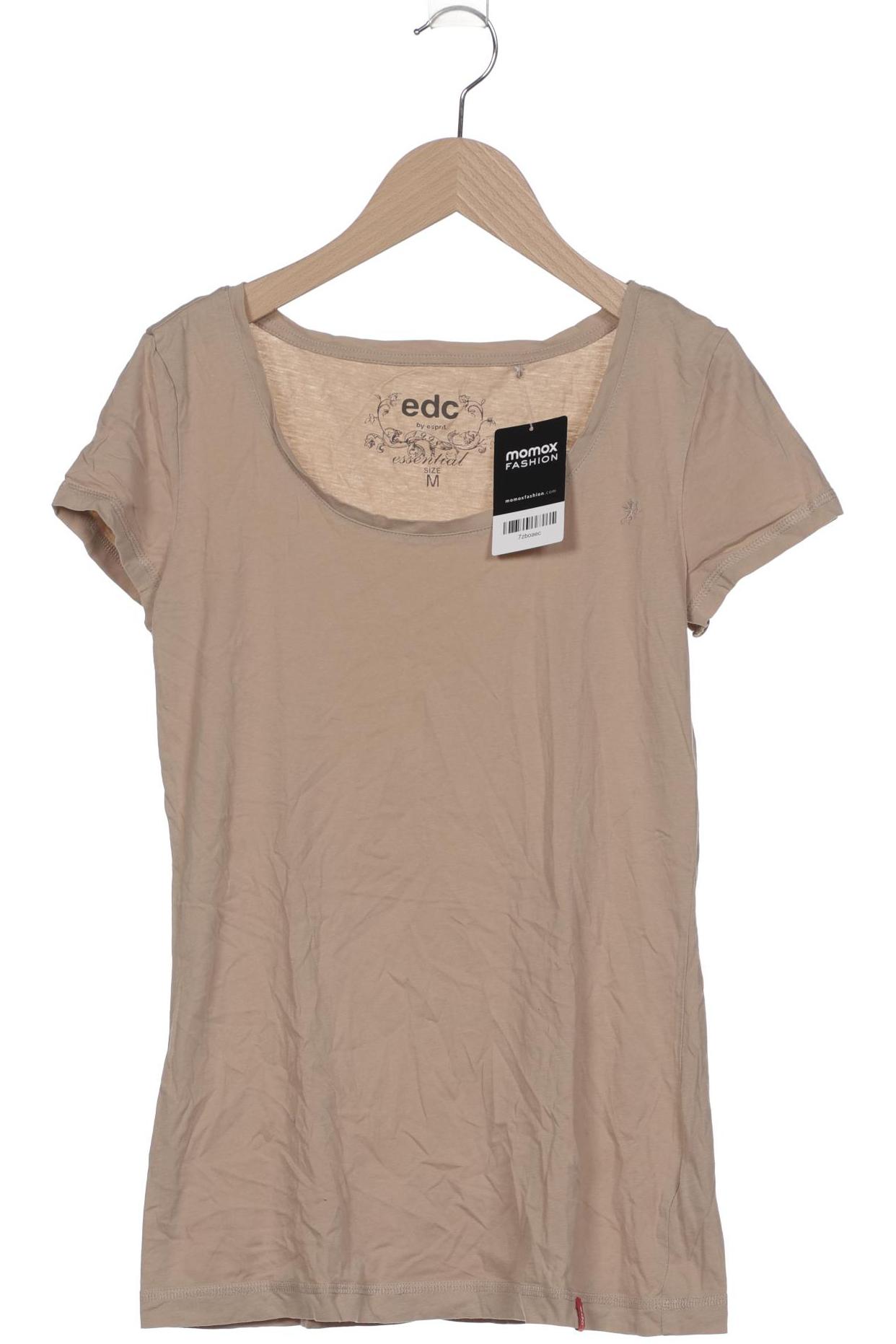 

edc by Esprit Damen T-Shirt, beige, Gr. 38