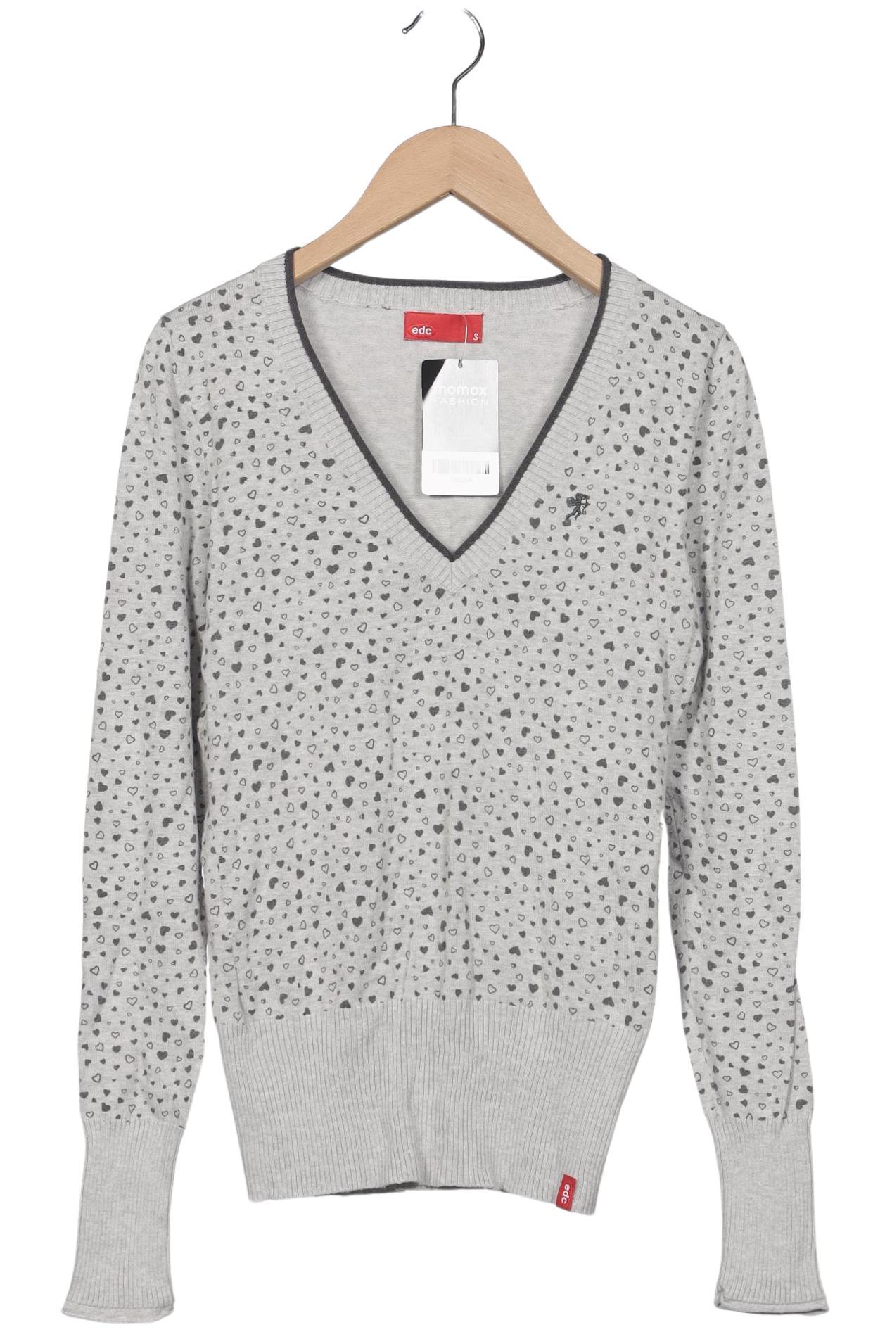 

edc by Esprit Damen Pullover, grau, Gr. 36