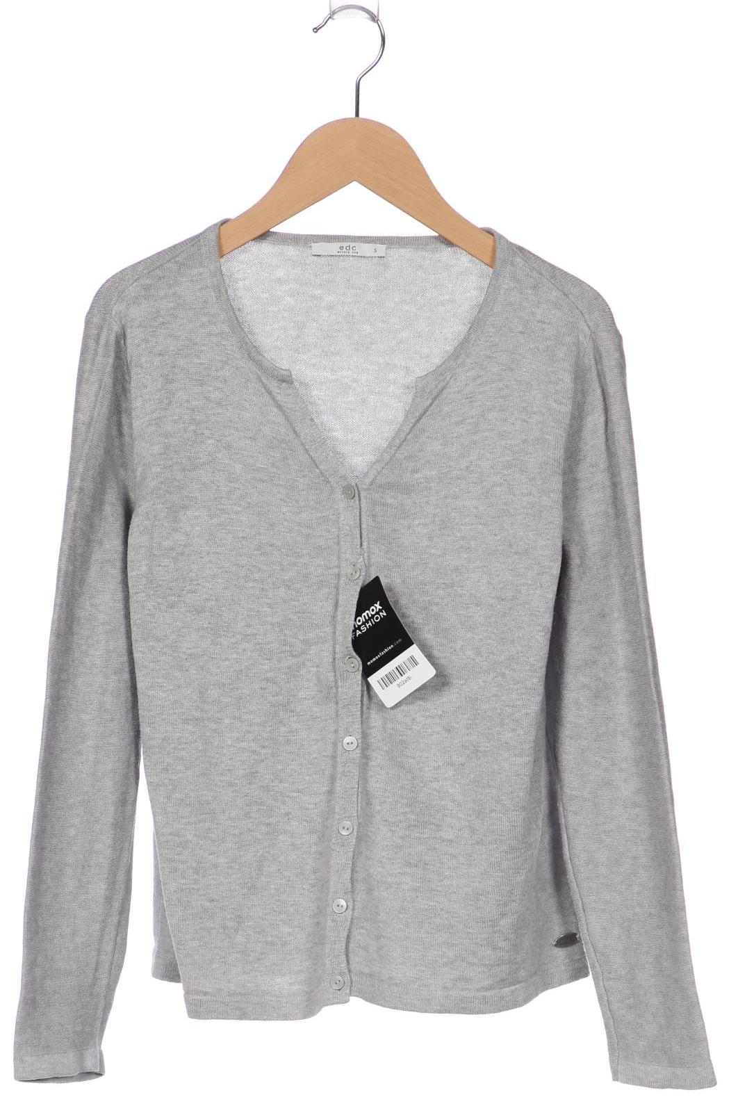 

edc by Esprit Damen Strickjacke, grau