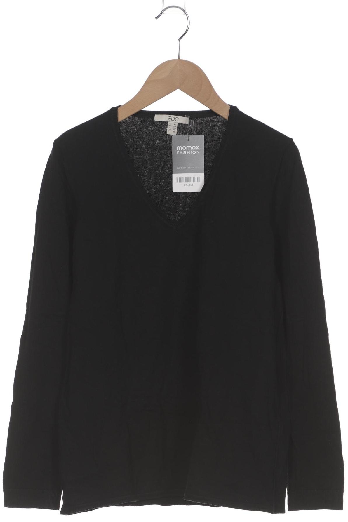

edc by Esprit Damen Pullover, schwarz, Gr. 46