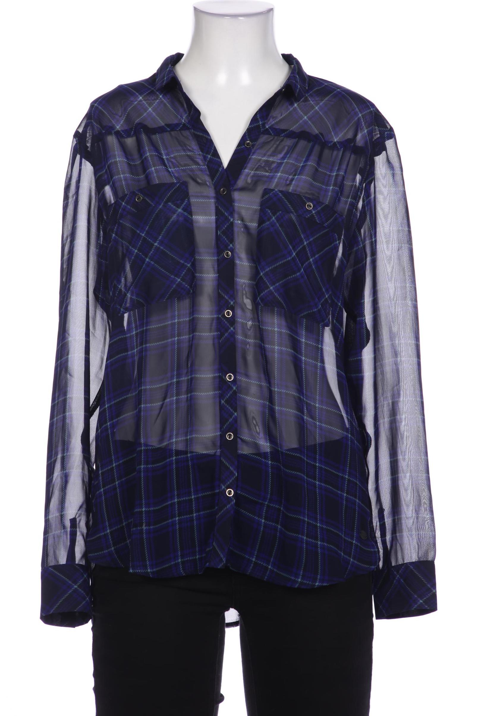 

edc by Esprit Damen Bluse, marineblau, Gr. 38