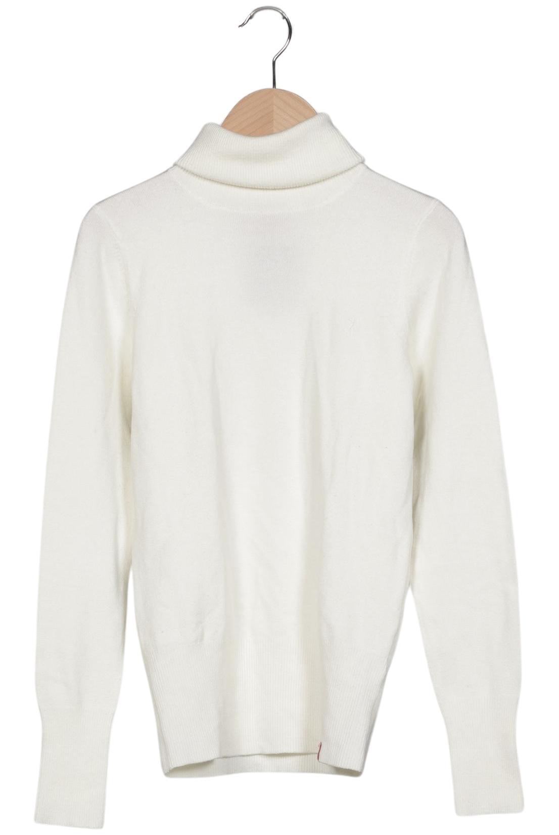 

edc by Esprit Damen Pullover, weiß, Gr. 34