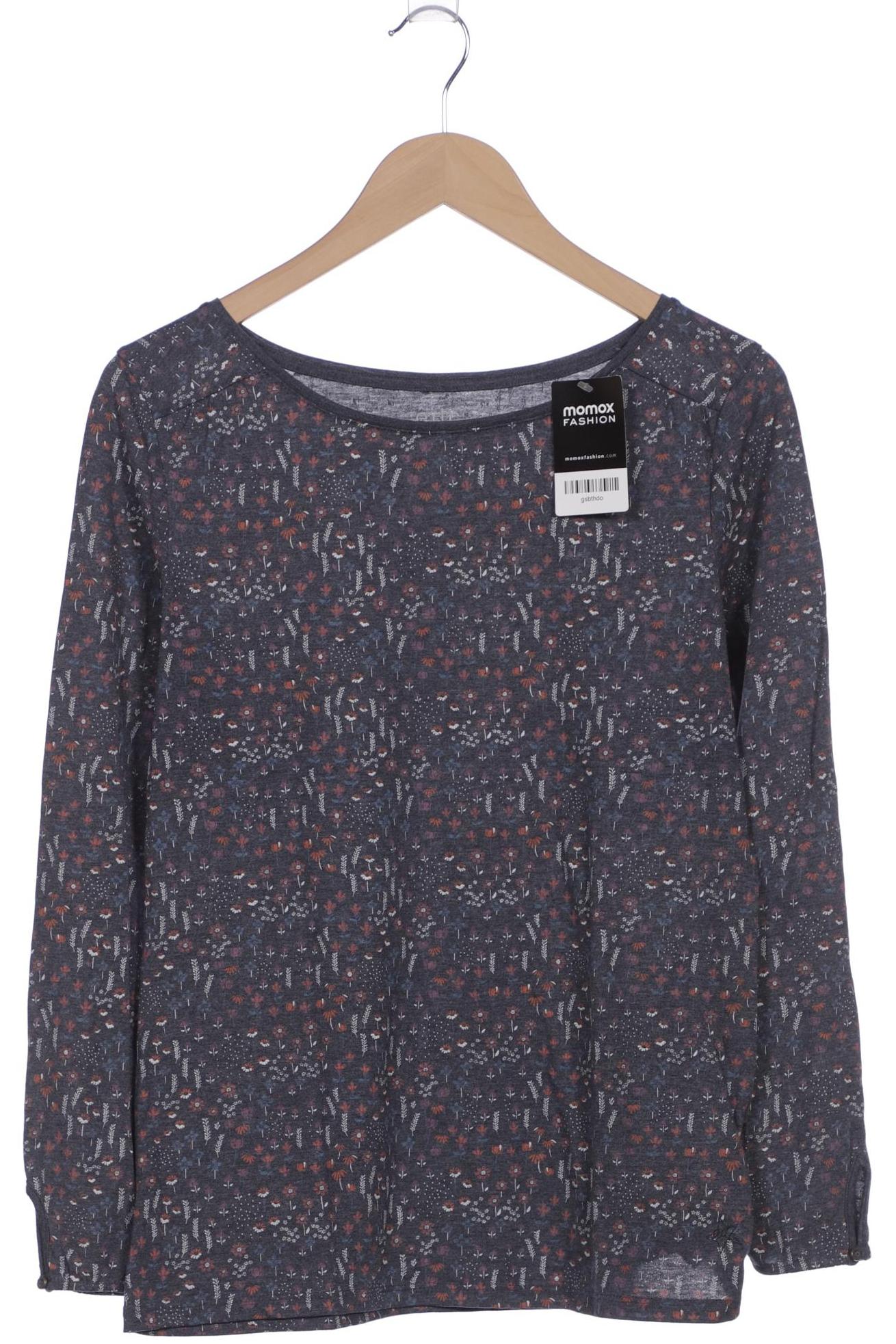 

edc by Esprit Damen Langarmshirt, grau, Gr. 38