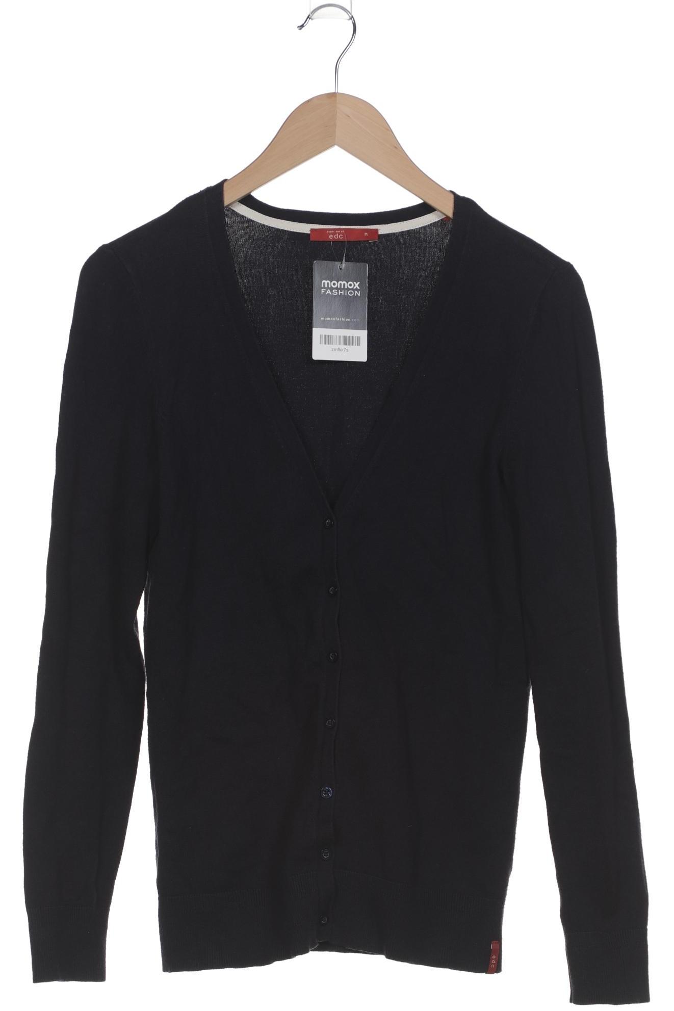 

edc by Esprit Damen Strickjacke, marineblau, Gr. 38