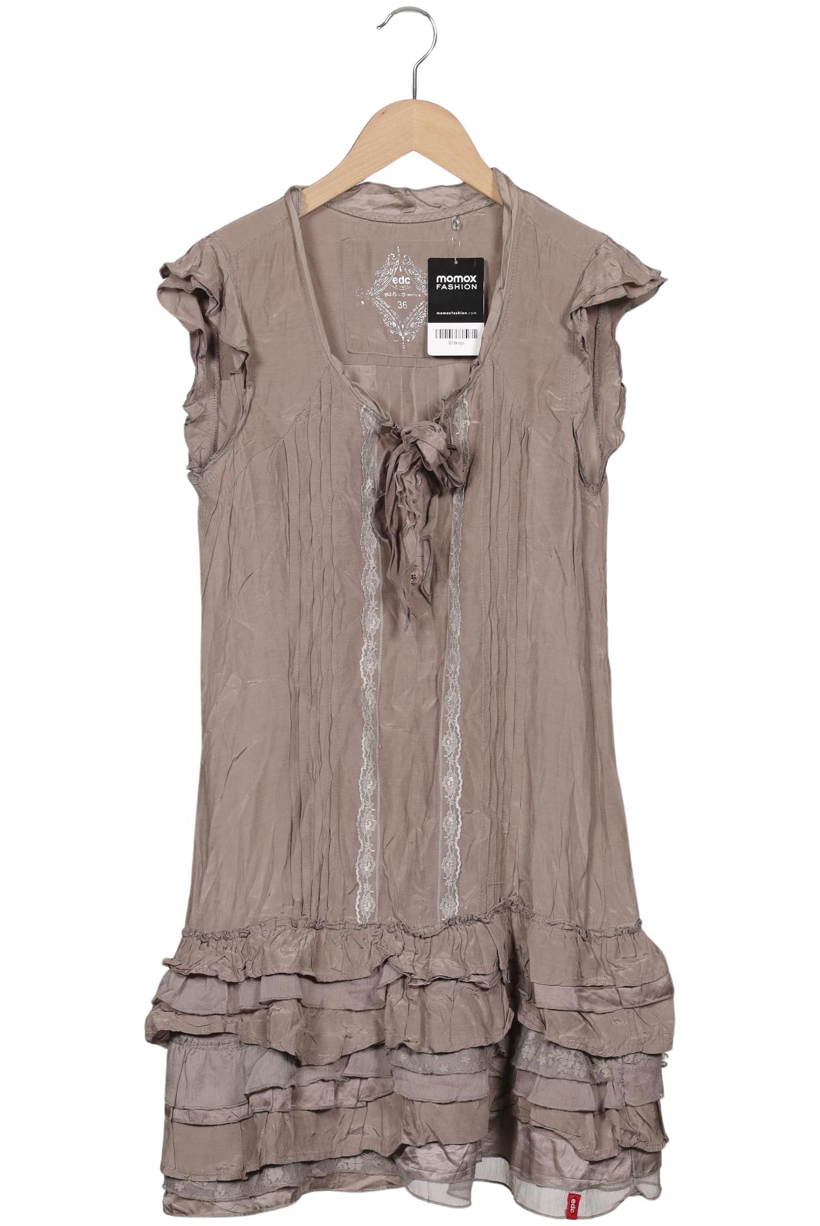 

edc by Esprit Damen Kleid, grau, Gr. 36