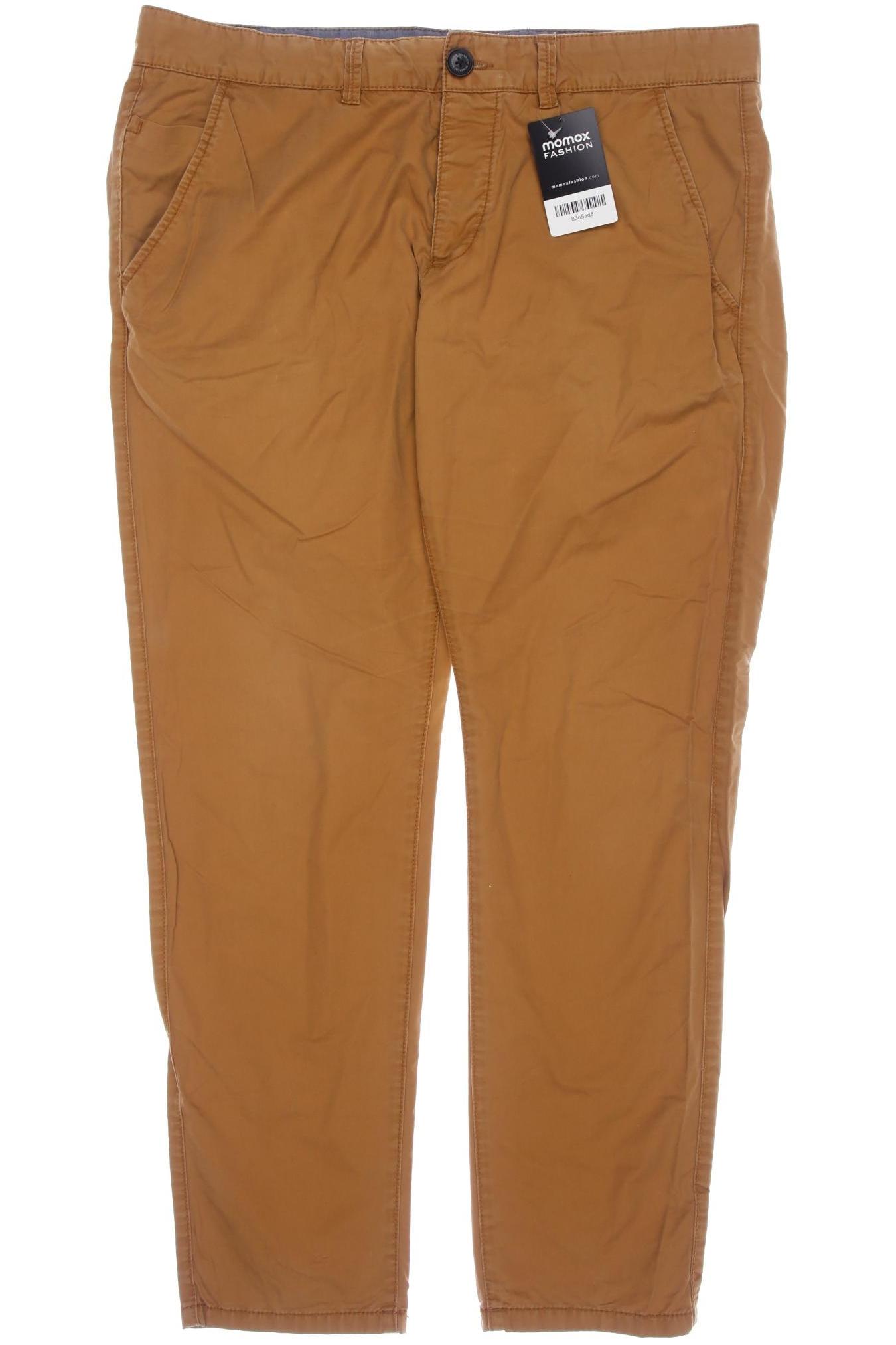 

edc by Esprit Herren Stoffhose, orange, Gr. 34