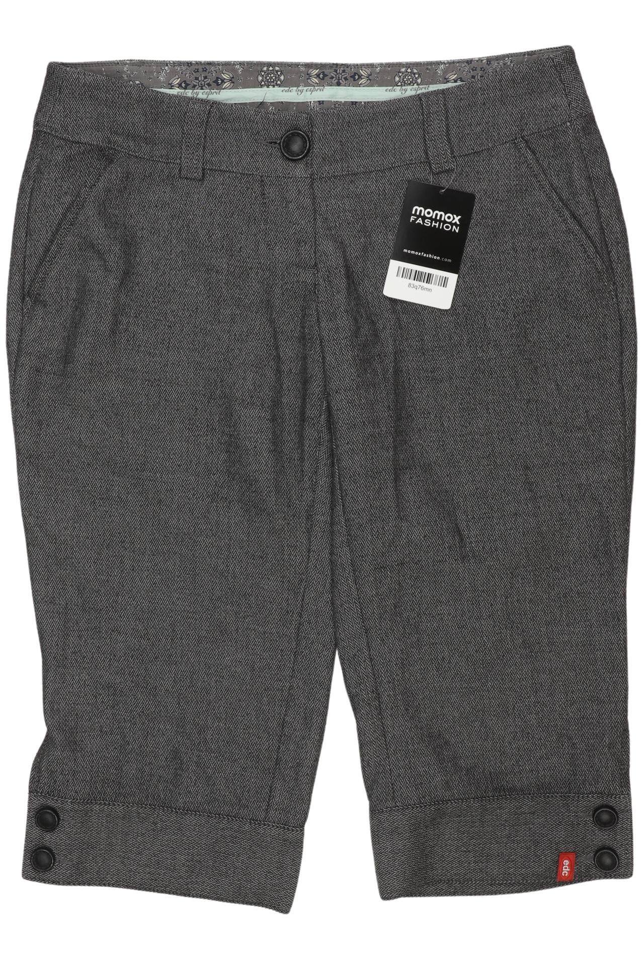 

edc by Esprit Damen Stoffhose, grau, Gr. 34
