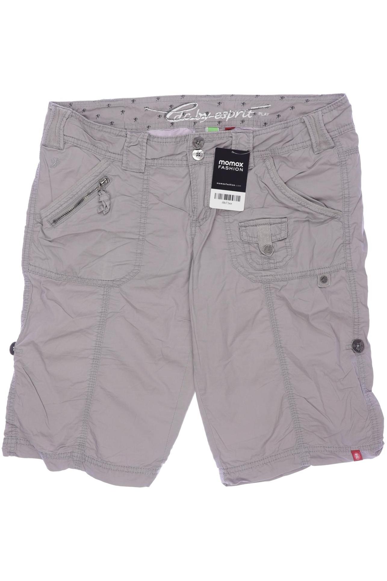 

edc by Esprit Damen Shorts, grau, Gr. 40