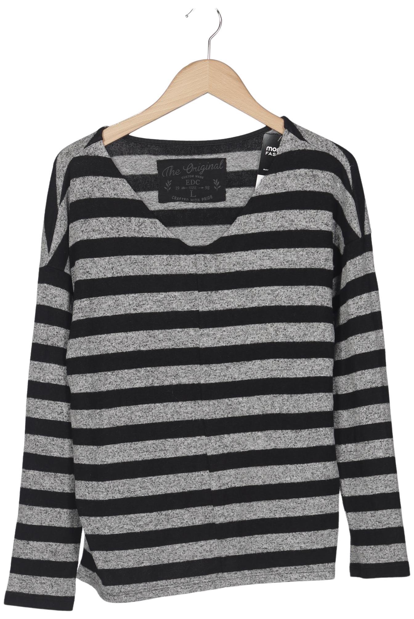 

edc by Esprit Damen Pullover, grau, Gr. 42