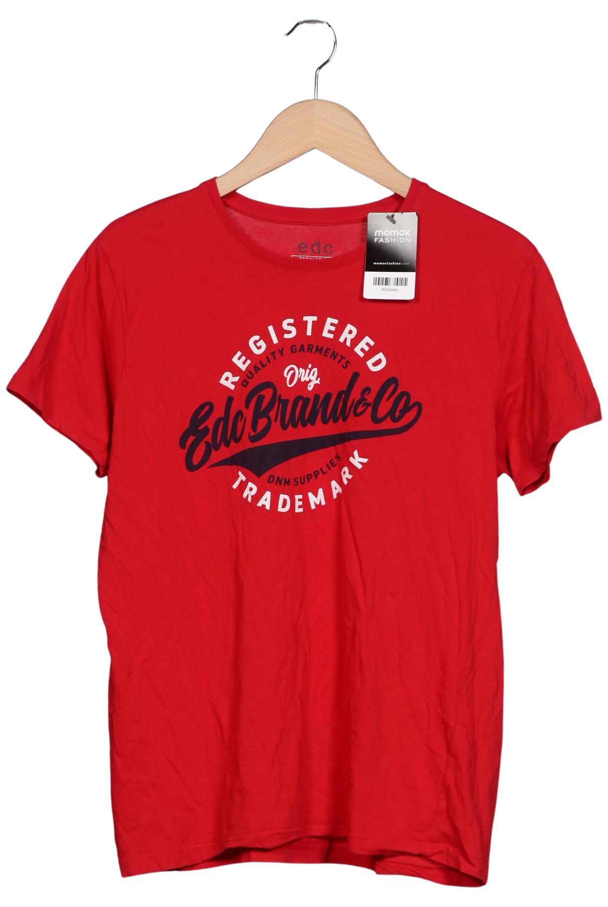 Thumbnail - edc by Esprit Herren T-Shirt, rot, Gr. 48