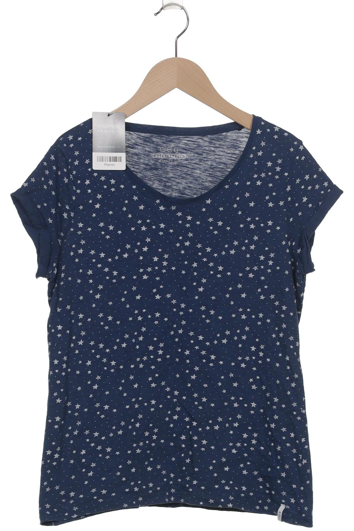 

edc by Esprit Damen T-Shirt, marineblau, Gr. 38