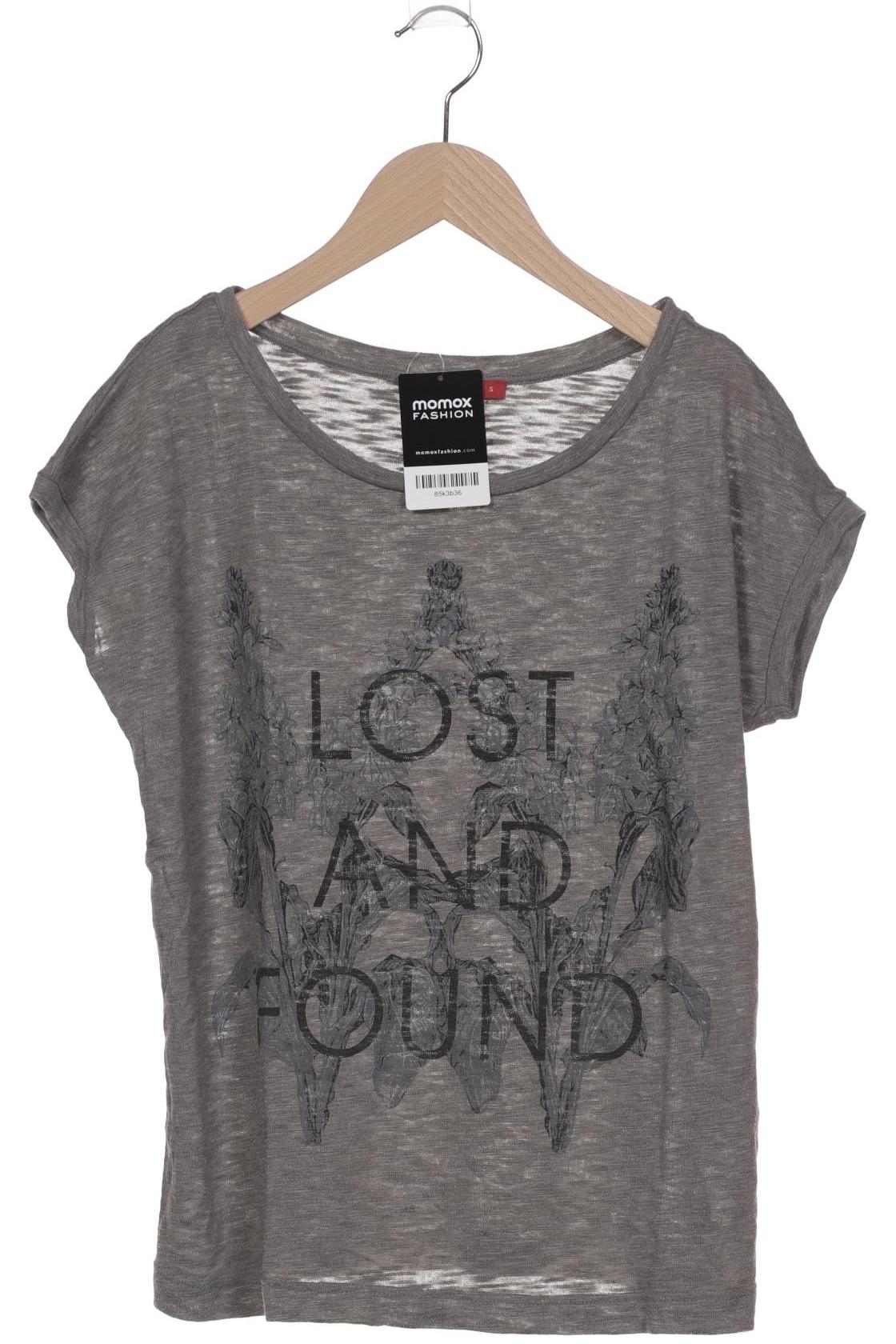 

edc by Esprit Damen T-Shirt, grau, Gr. 36