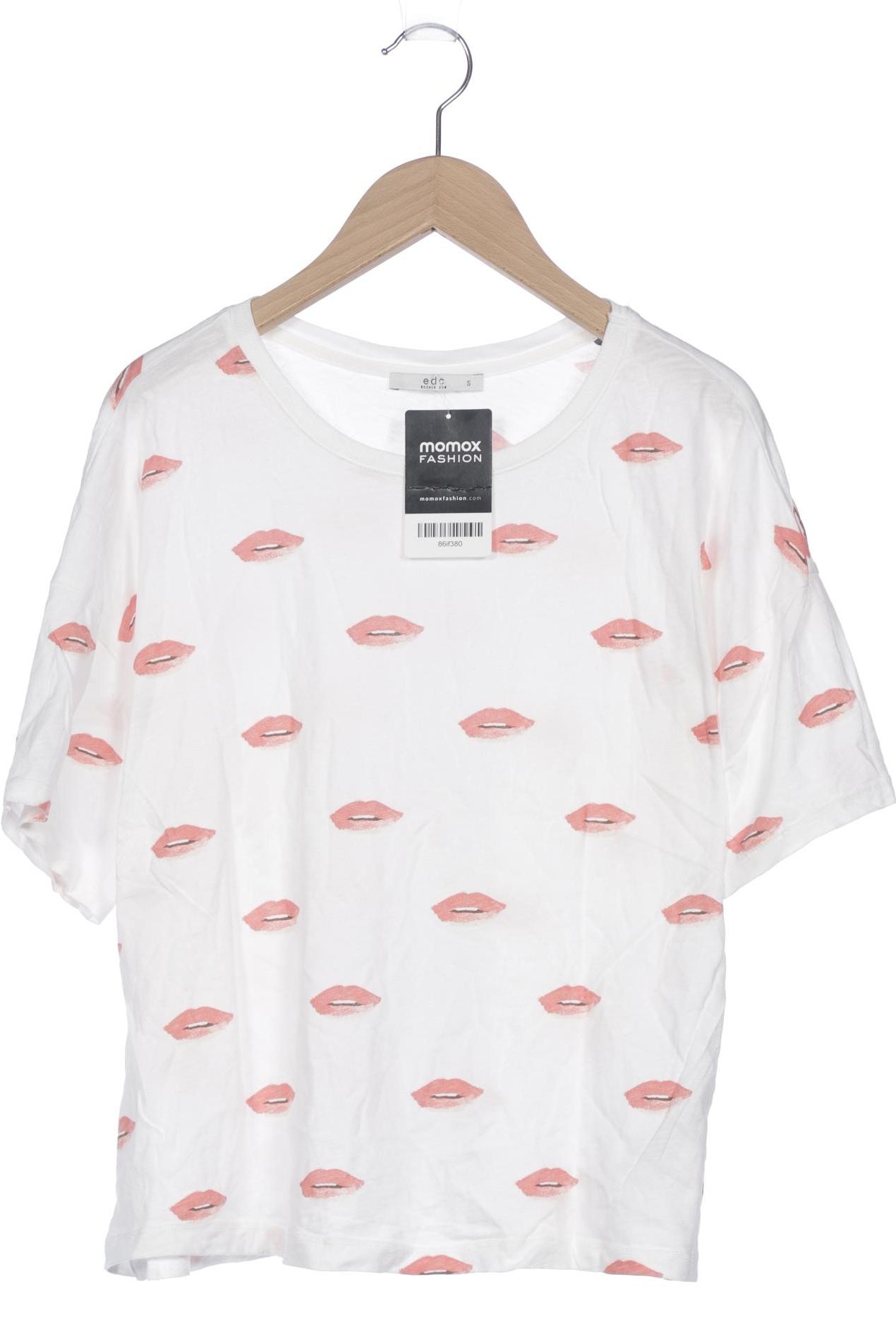 

edc by Esprit Damen T-Shirt, weiß, Gr. 36