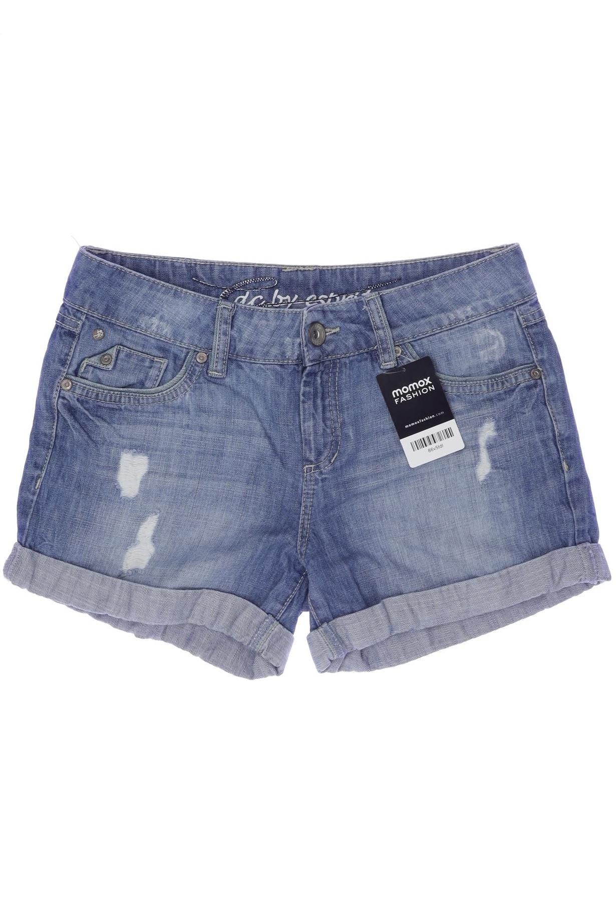 

edc by Esprit Damen Shorts, blau, Gr. 28