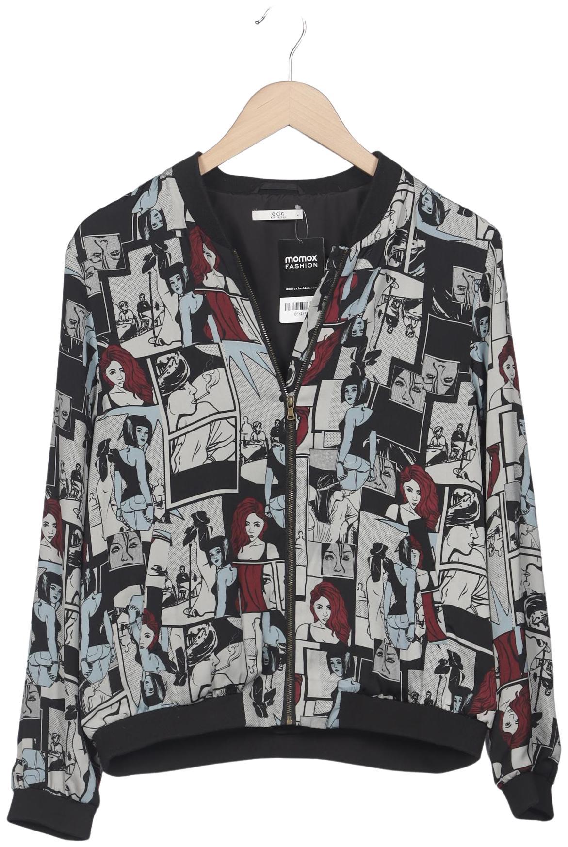 

edc by Esprit Damen Jacke, schwarz, Gr. 42