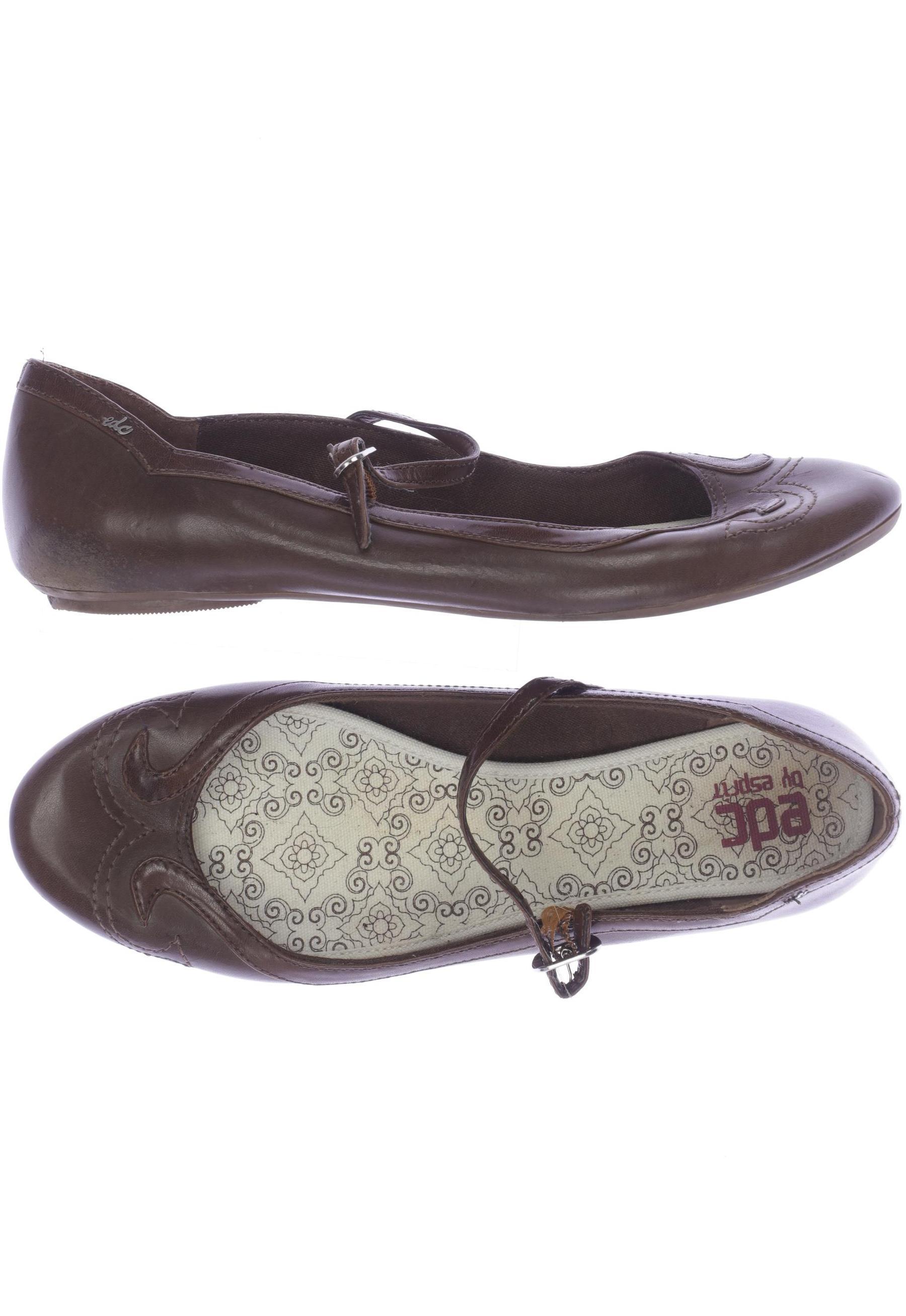 

edc by Esprit Damen Ballerinas, braun, Gr. 40