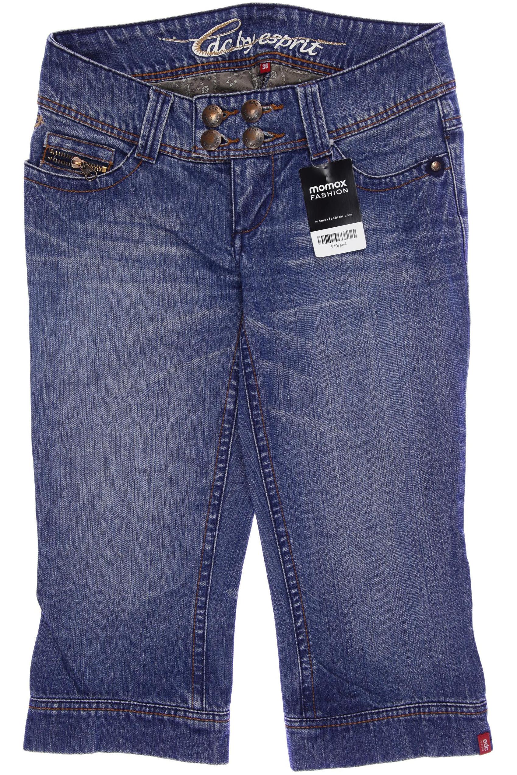 

edc by Esprit Damen Shorts, blau, Gr. 36