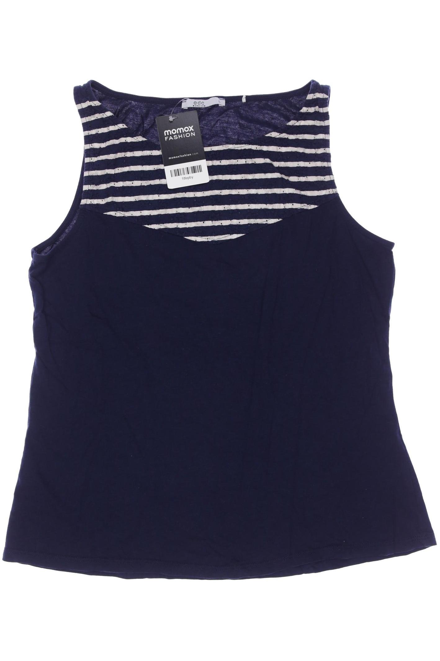 

edc by Esprit Damen Top, marineblau, Gr. 42