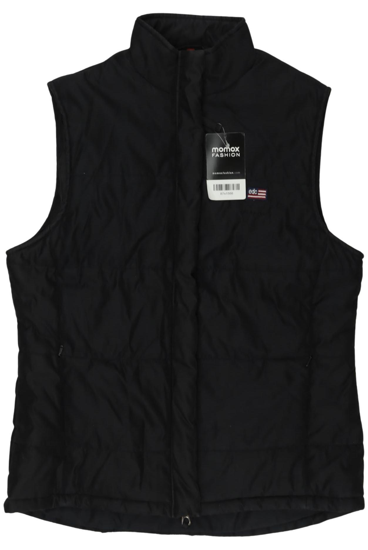 

edc by Esprit Damen Weste, schwarz, Gr. 38