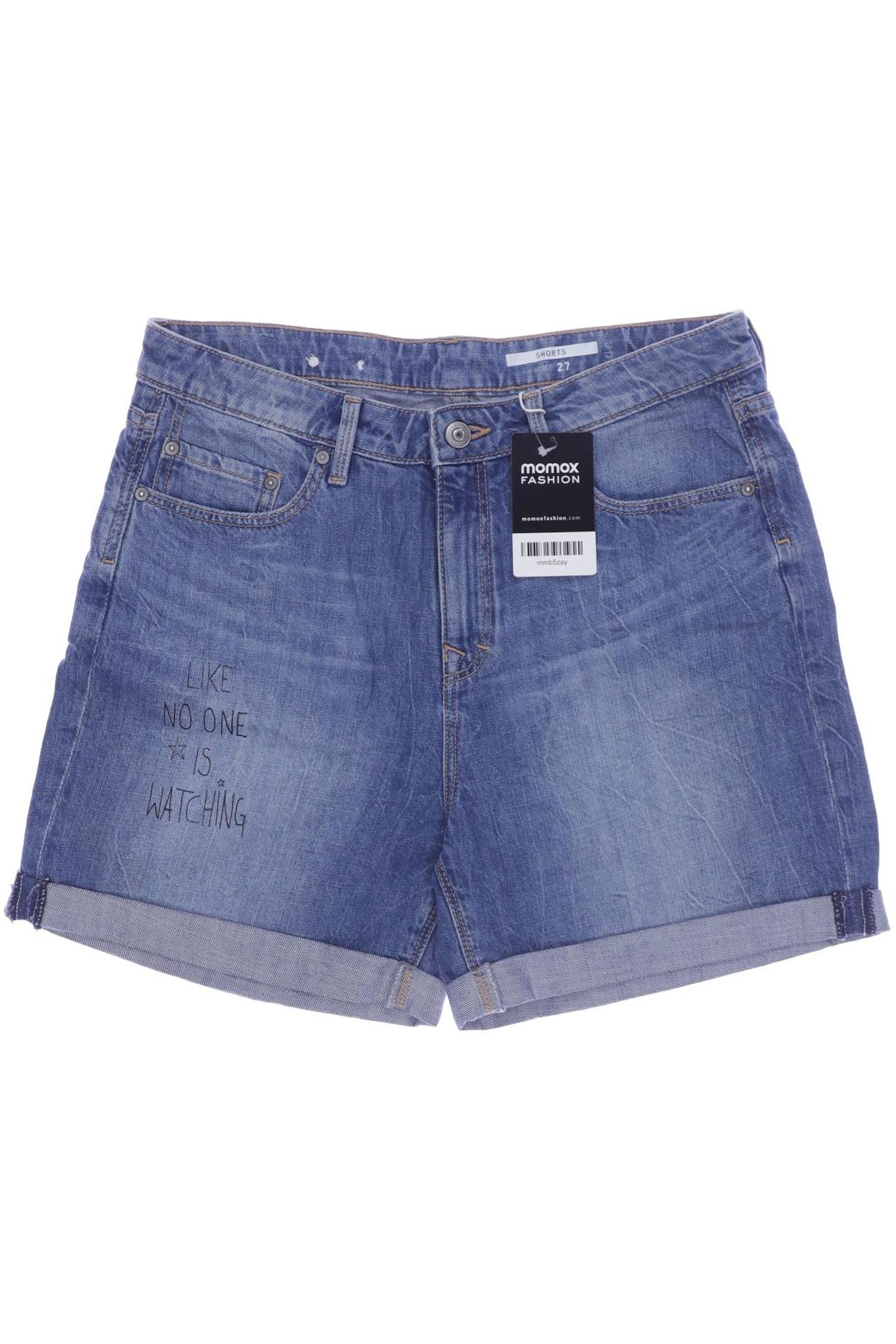 

edc by Esprit Damen Shorts, blau, Gr. 27