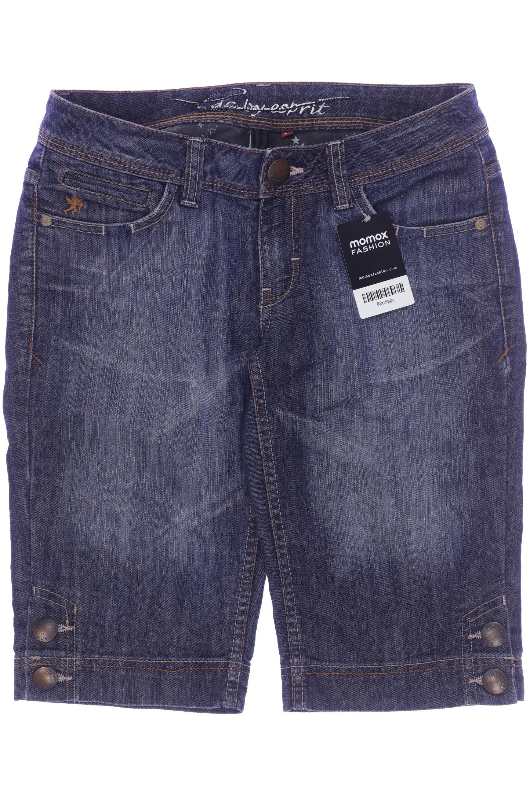 

edc by Esprit Damen Shorts, blau, Gr. 36