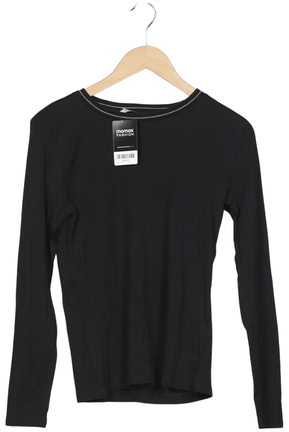 

edc by Esprit Damen Langarmshirt, schwarz, Gr. 38