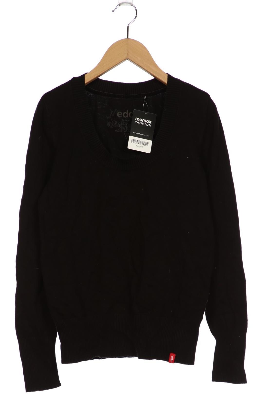 

edc by Esprit Damen Pullover, schwarz, Gr. 38