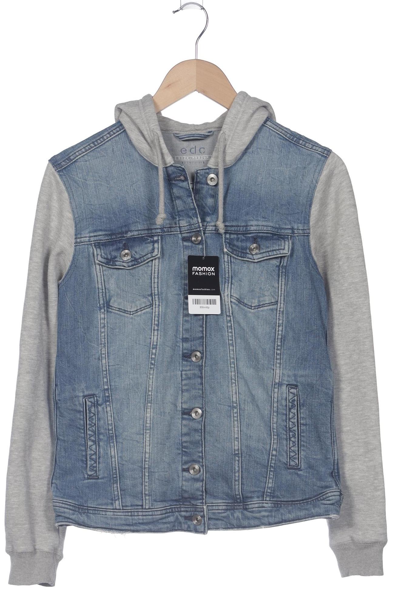 

edc by Esprit Damen Jacke, blau, Gr. 38