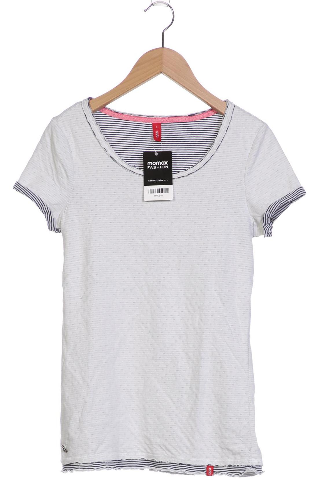 

edc by Esprit Damen T-Shirt, weiß