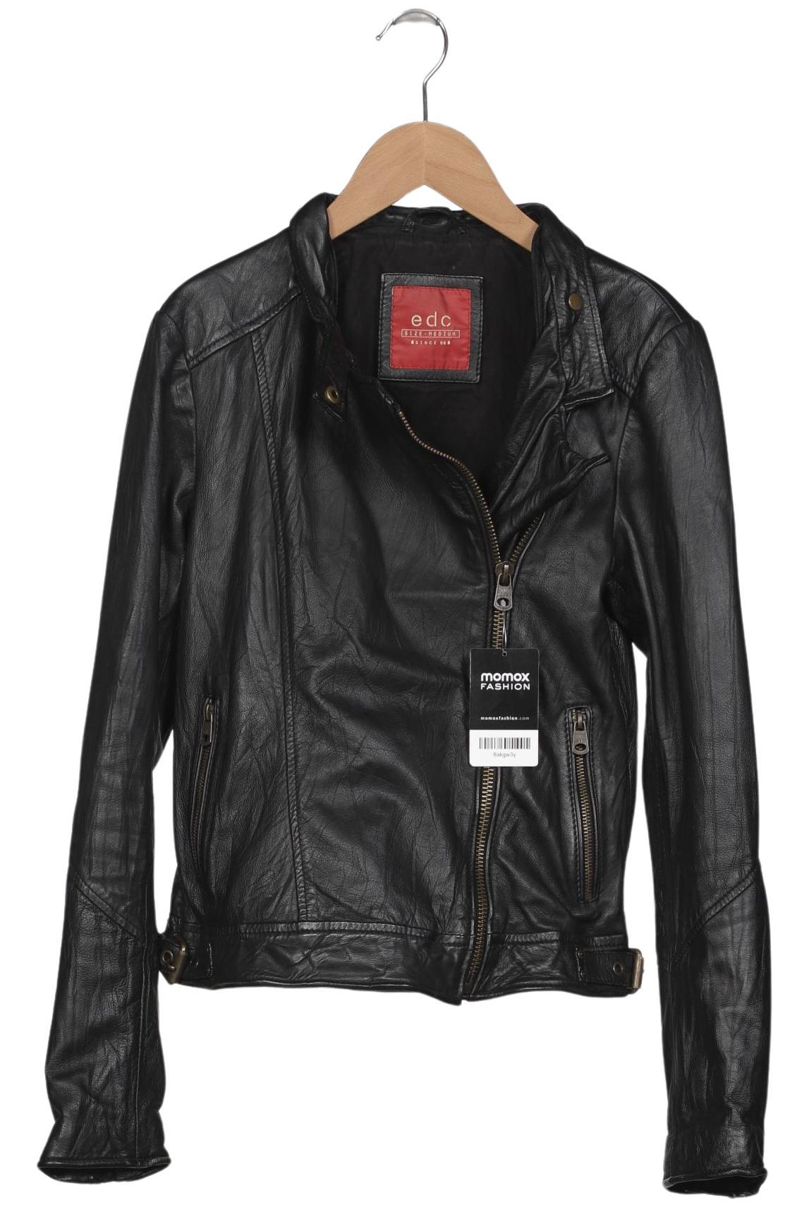 

edc by Esprit Damen Jacke, schwarz, Gr. 38