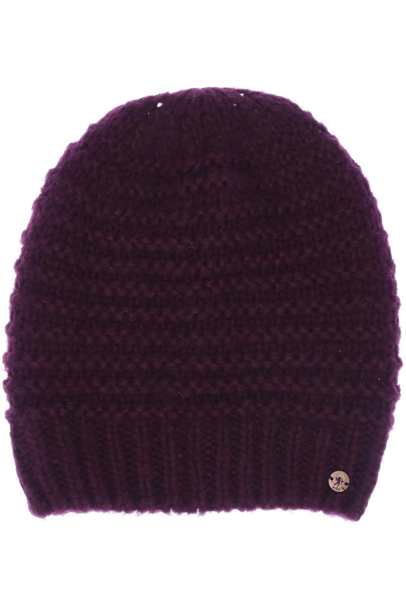 

edc by Esprit Damen Hut/Mütze, bordeaux, Gr. uni