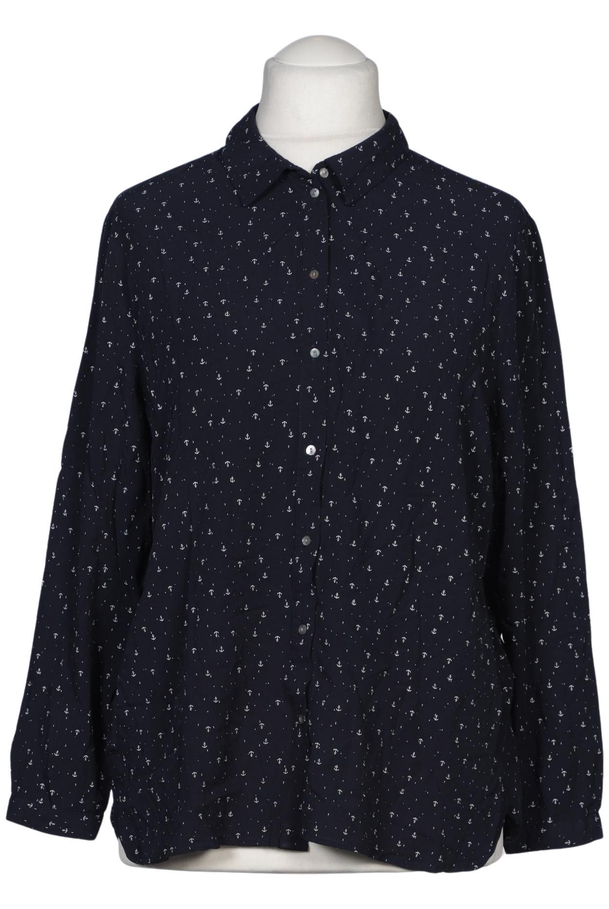 

edc by Esprit Damen Bluse, marineblau, Gr. 44