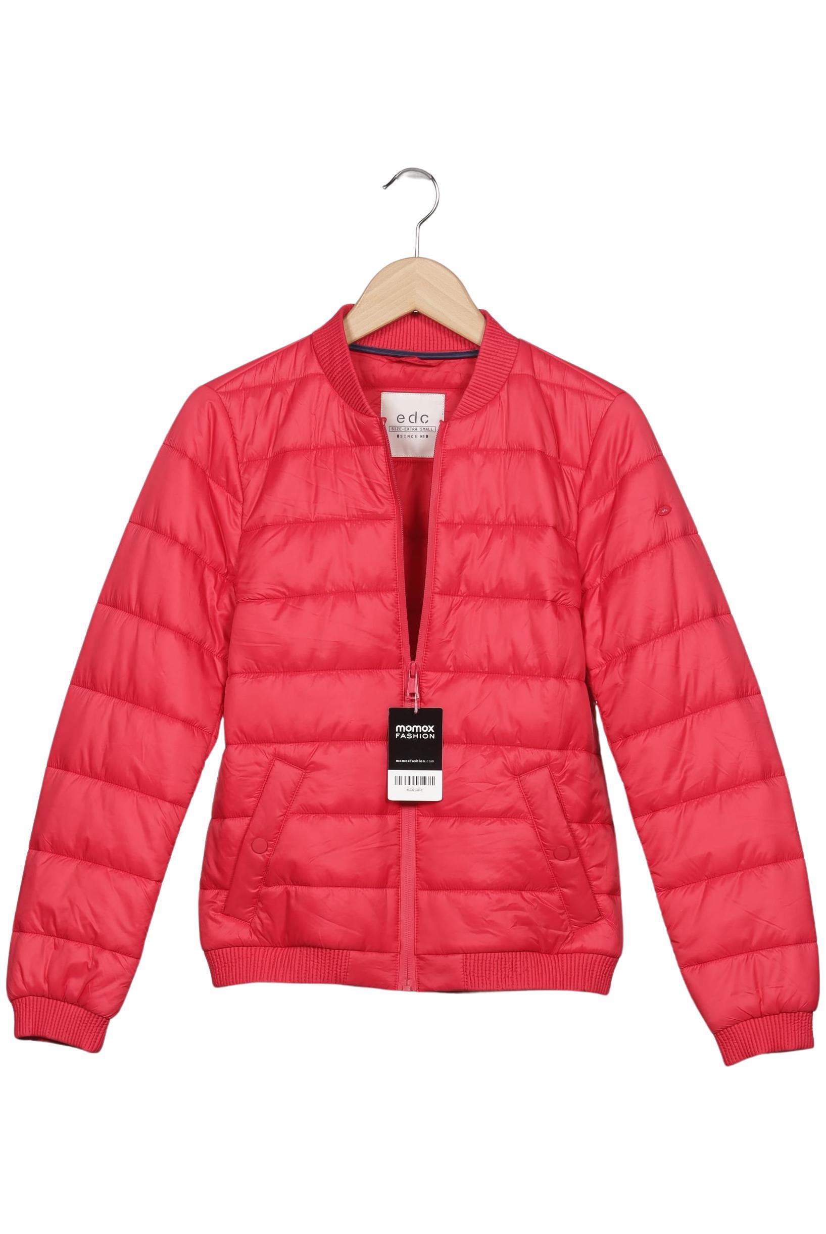 

edc by Esprit Damen Jacke, rot, Gr. 34