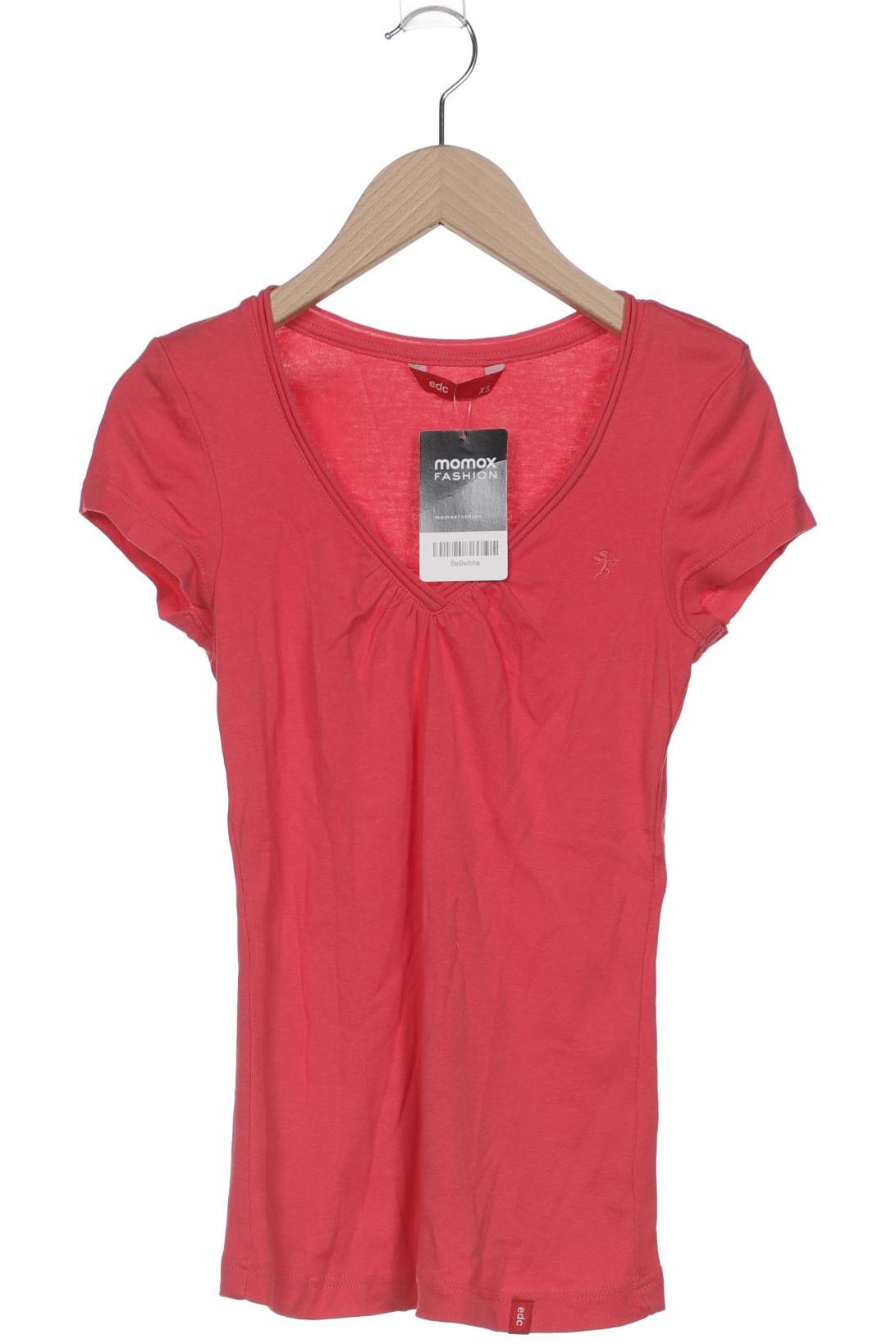 

edc by Esprit Damen T-Shirt, pink, Gr. 34